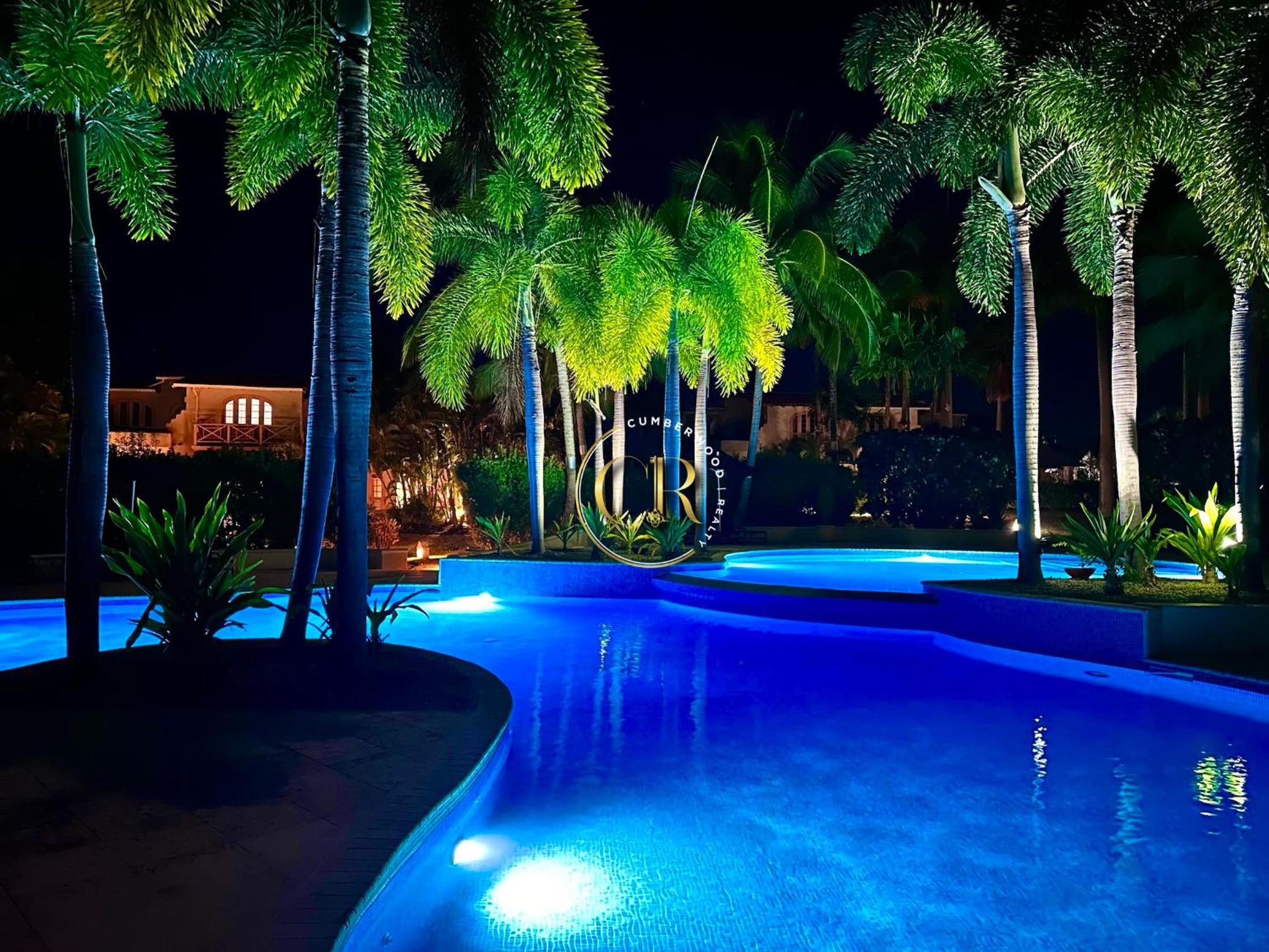 Villa 122 Sugar Hill Estate, pools, tennis, gym, 5 mins to beach