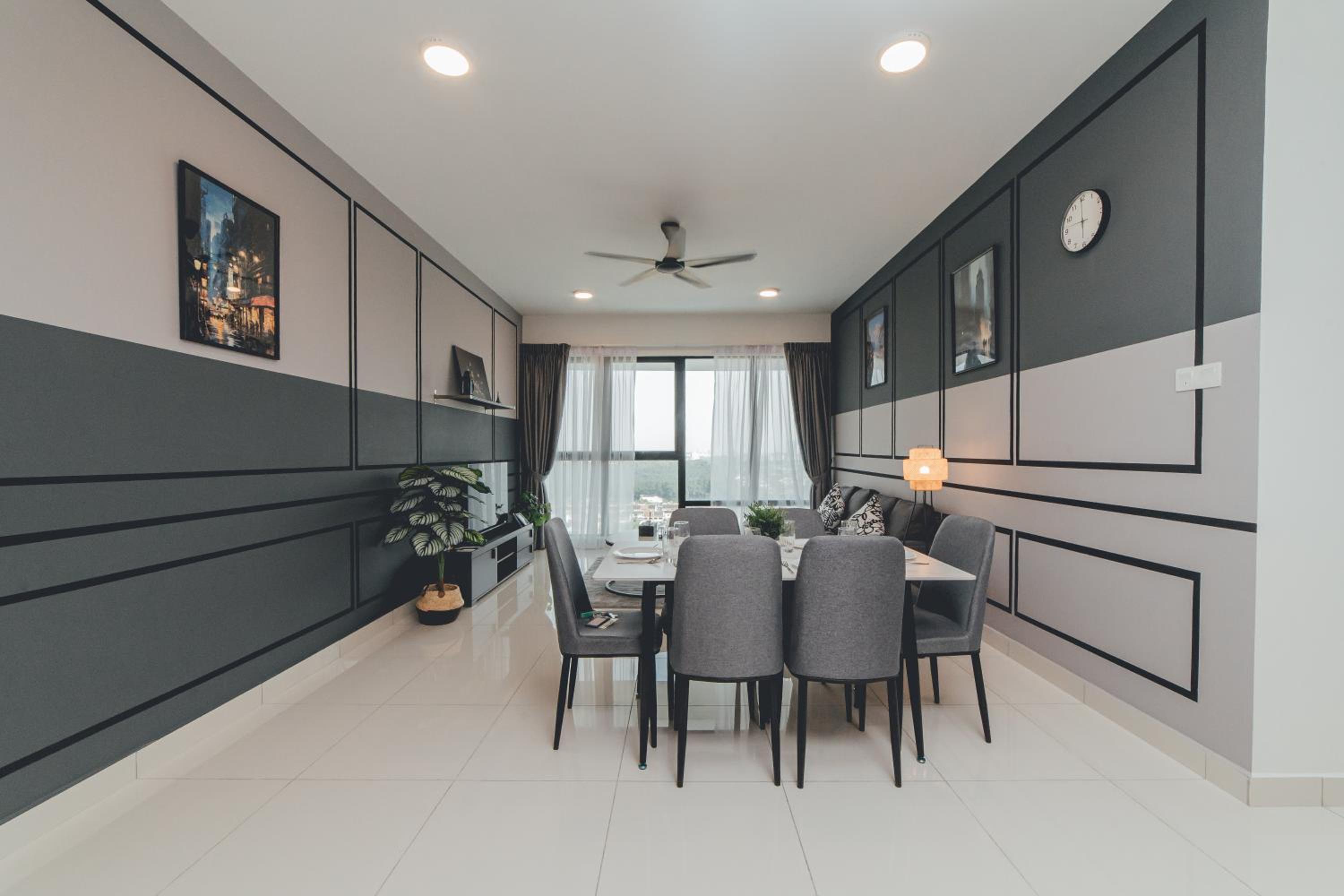 Mosaic Shapes Darker 3BR 8Pax w bathtub near midvalley