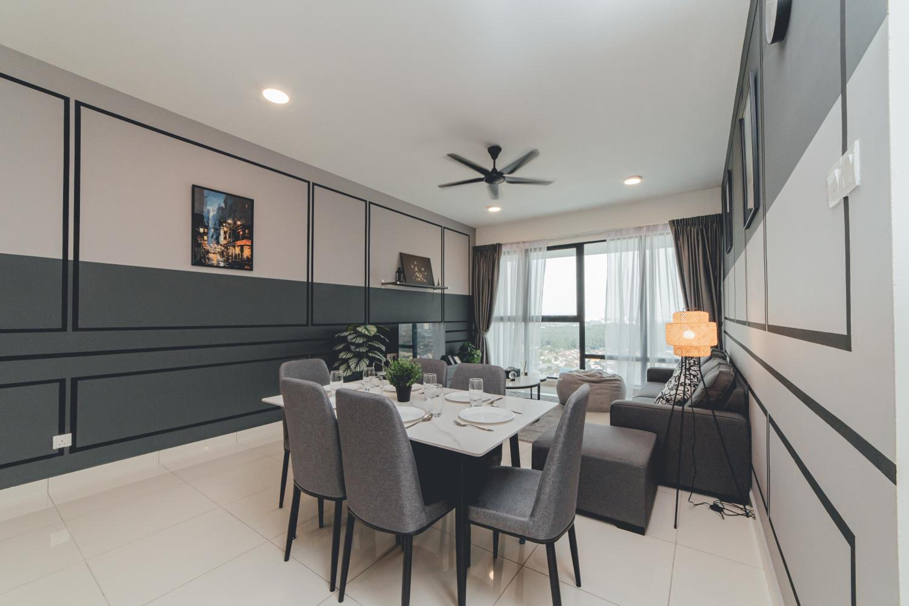 Mosaic Shapes Darker 3BR 8Pax w bathtub near midvalley