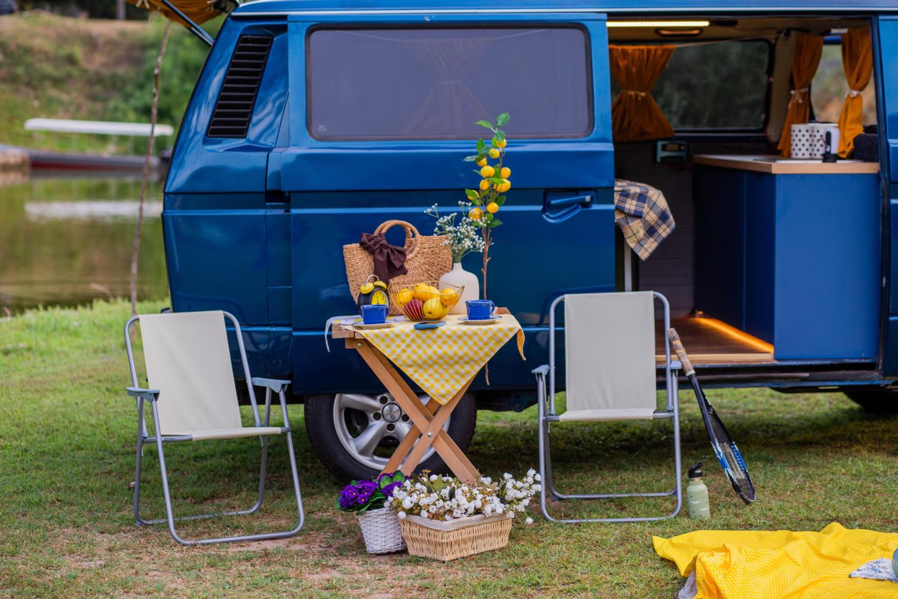 Vanlife Montenegro Camper Van and 2 Bikes view 2