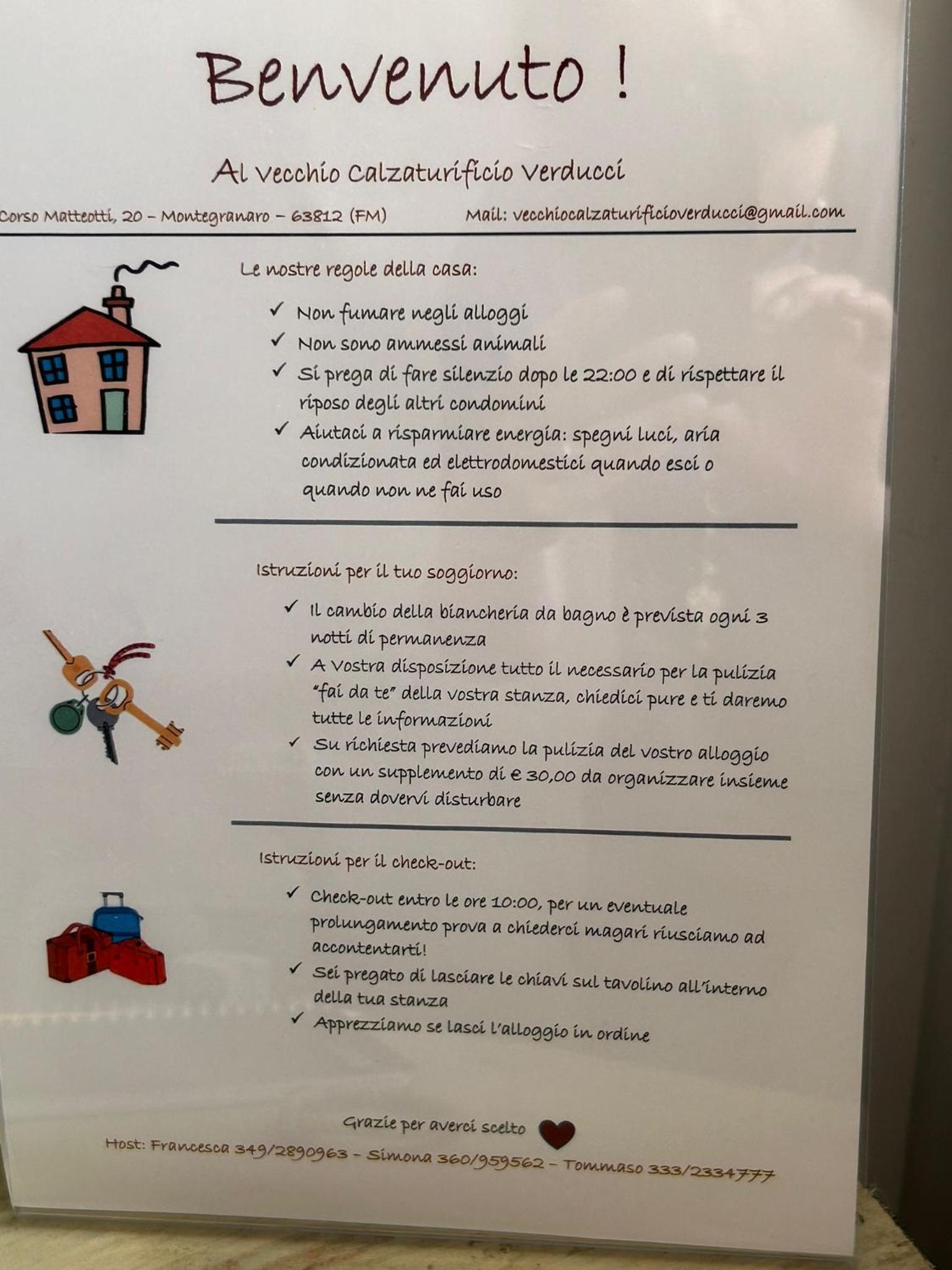 Vecchio Calzaturificio Verducci Affittacamere