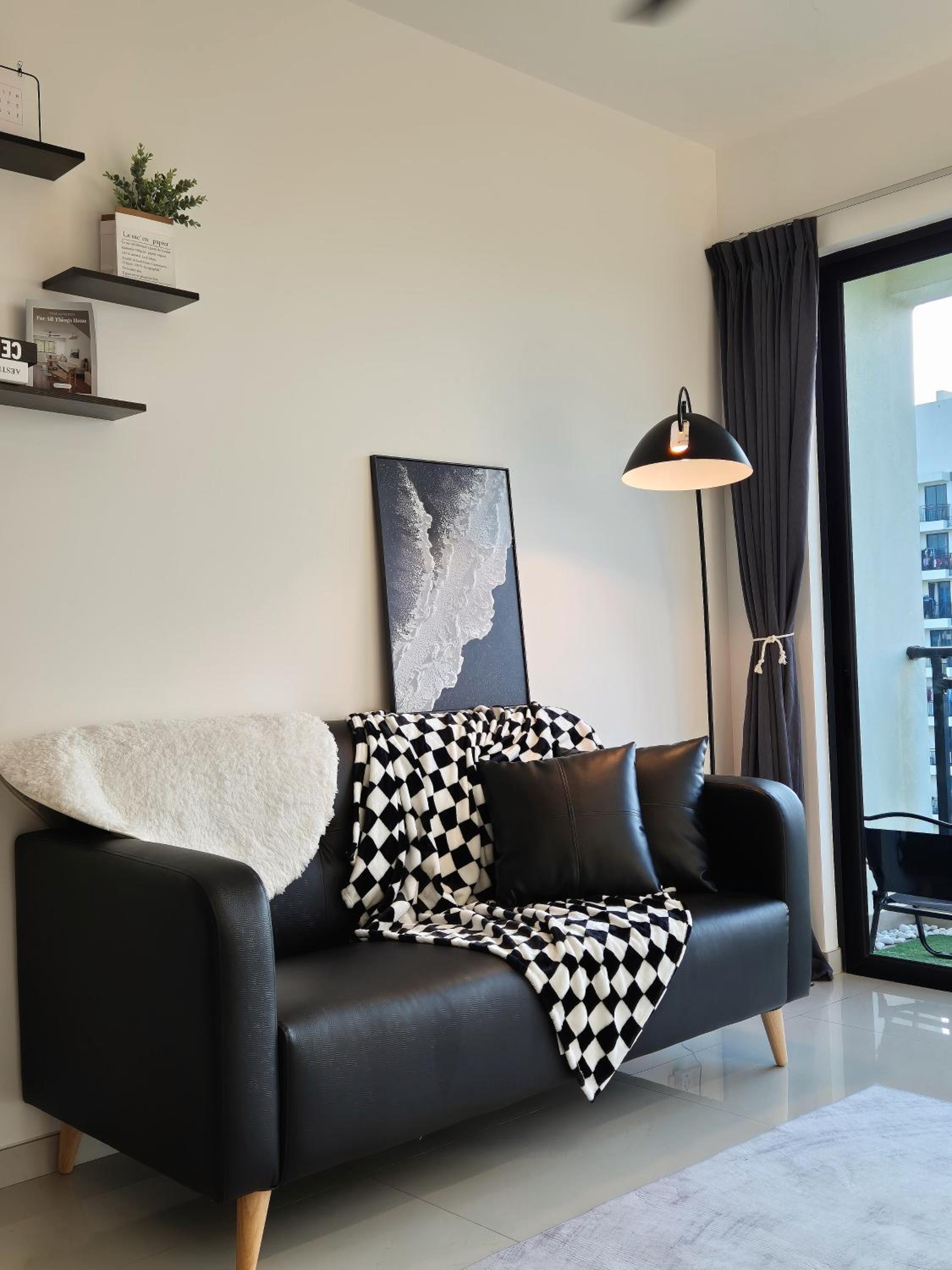 2 Rooms unit w Balcony & Spectacular view - 4 pax