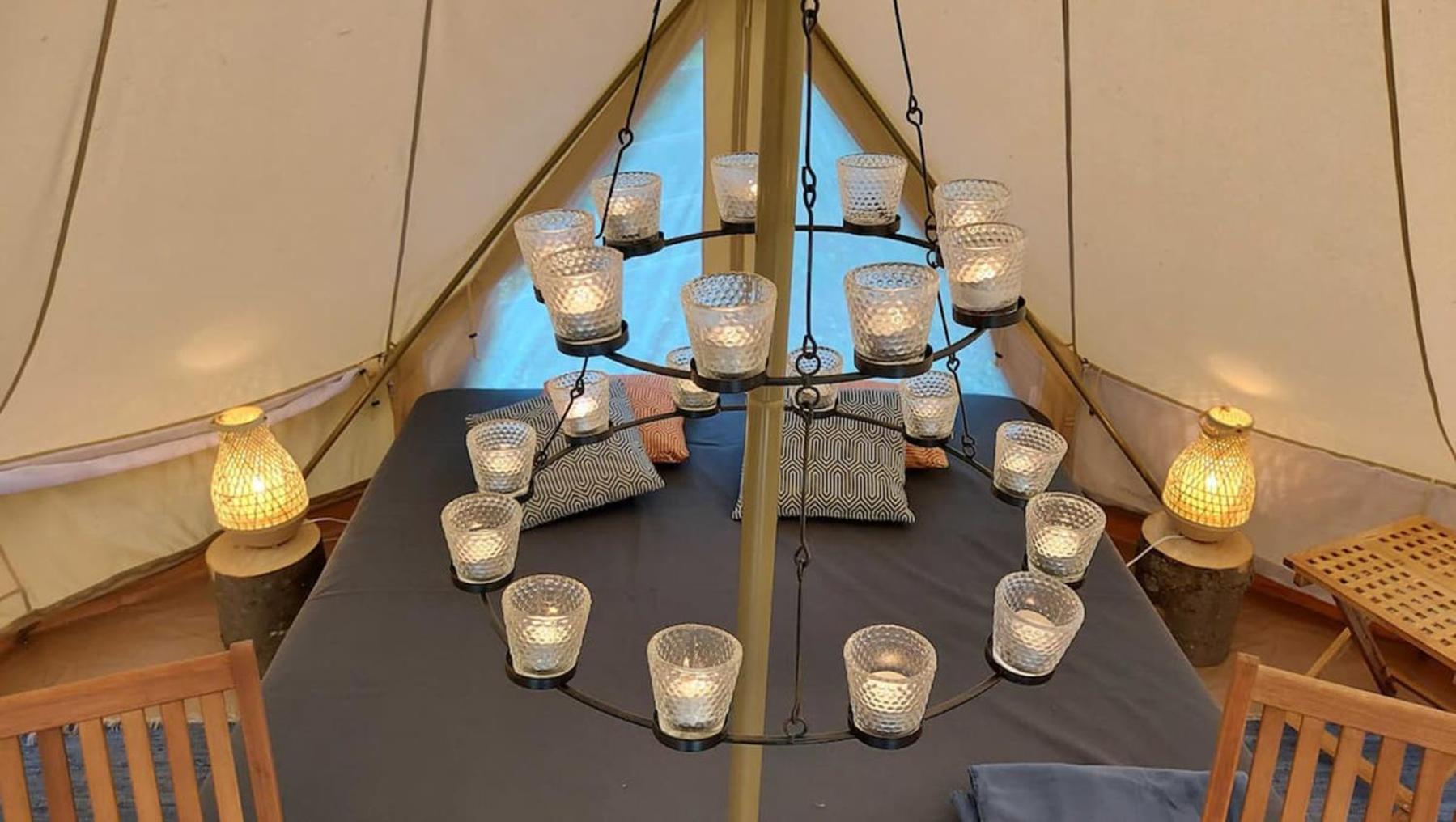 Luxury camping experience