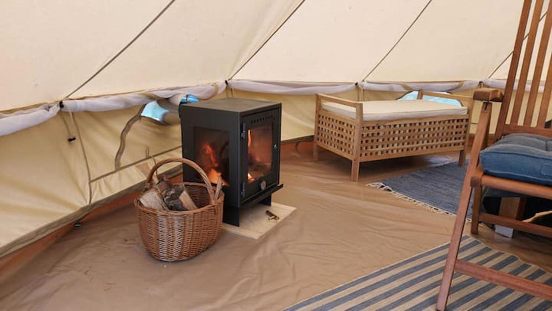 Luxury camping experience