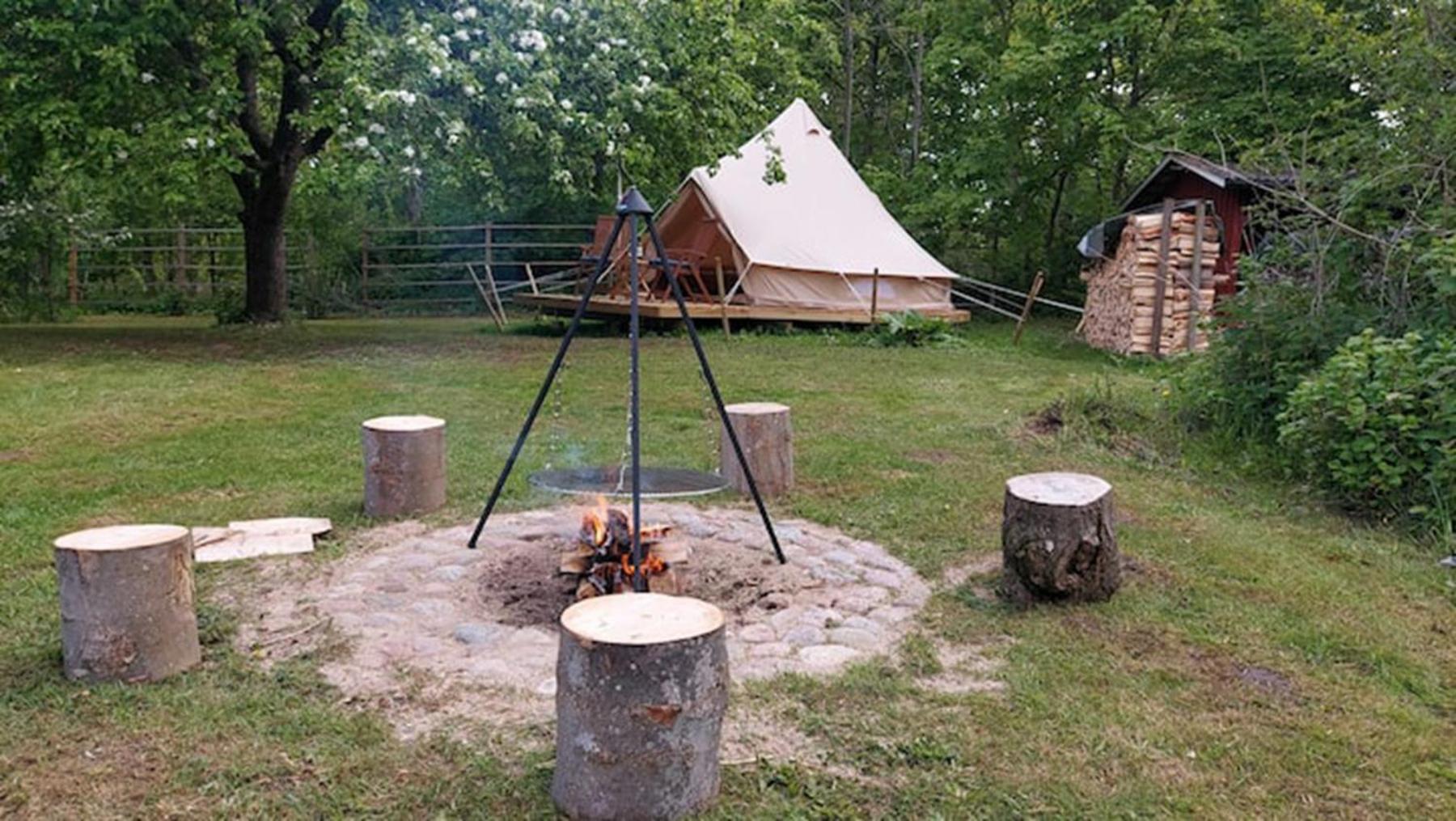 Luxury camping experience