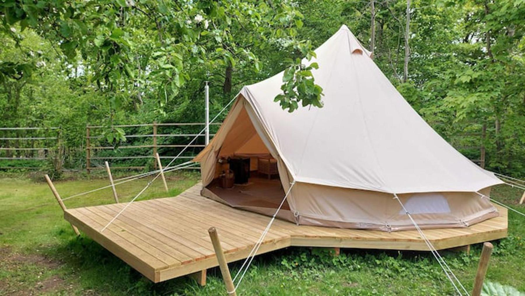 Luxury camping experience