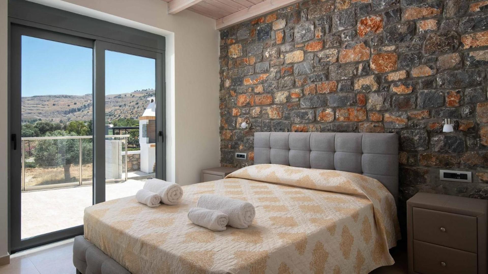 Family Rhodes Villa 4 Bedrooms Villa Summer Memories Private Pool view 2