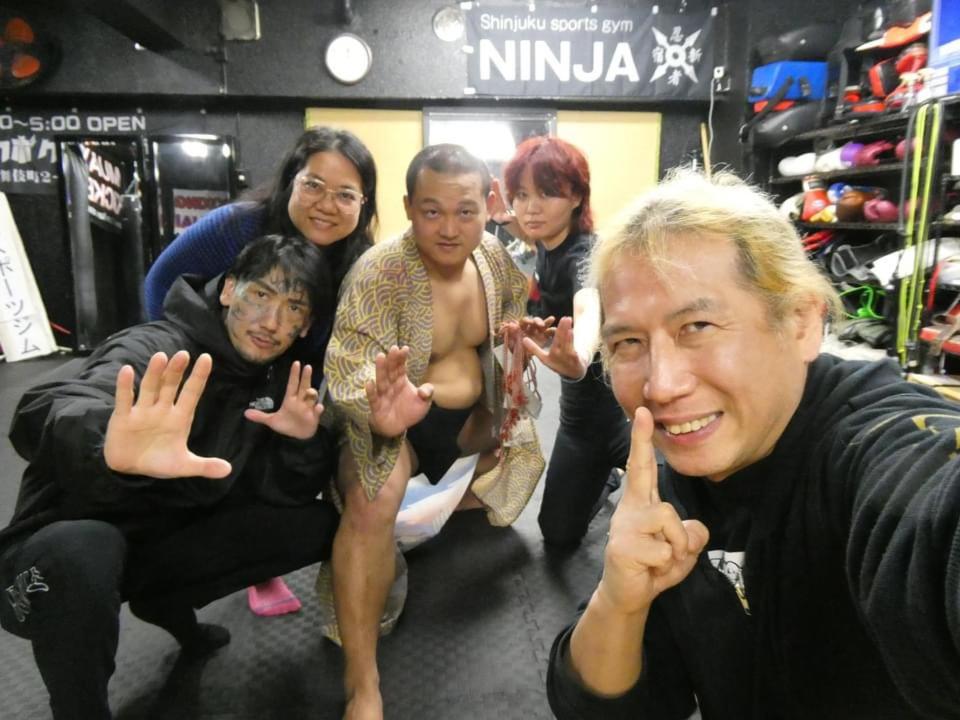 Muya Thai hostel Tokyo train camp