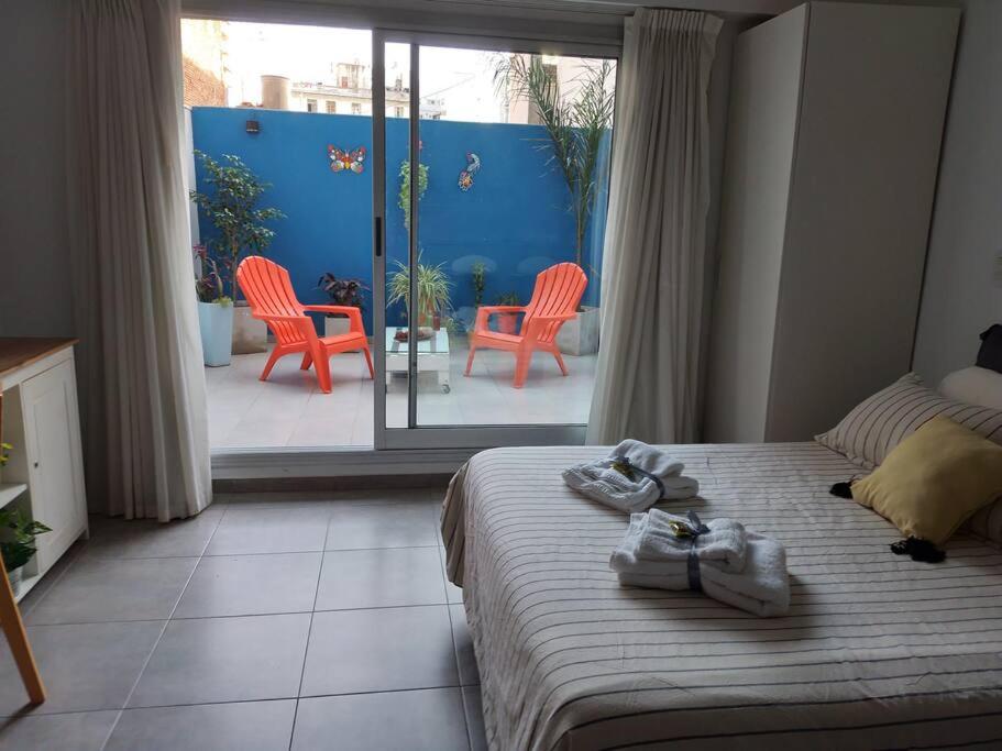 Hermoso estudio con patio privado