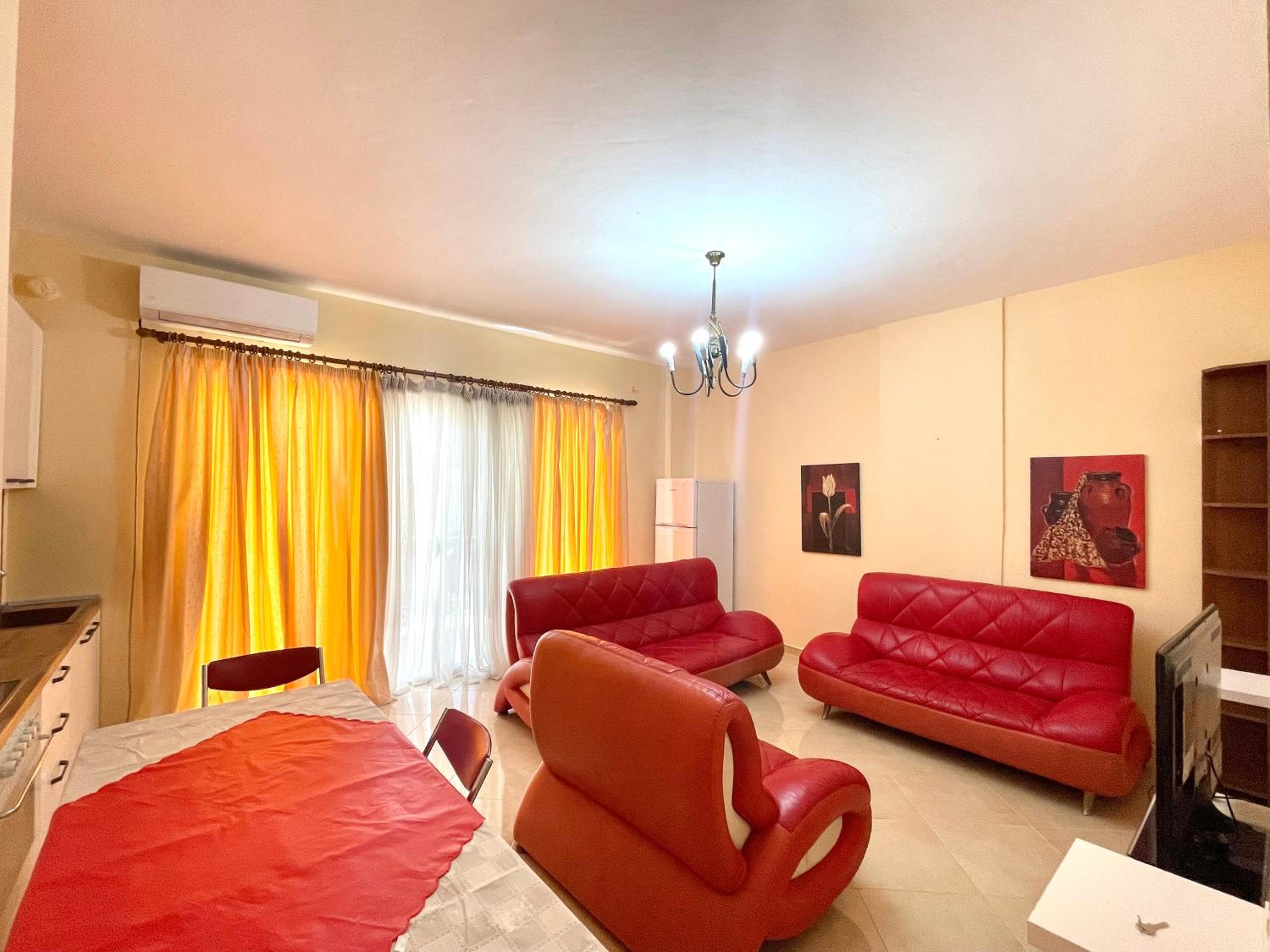 Red apartment
