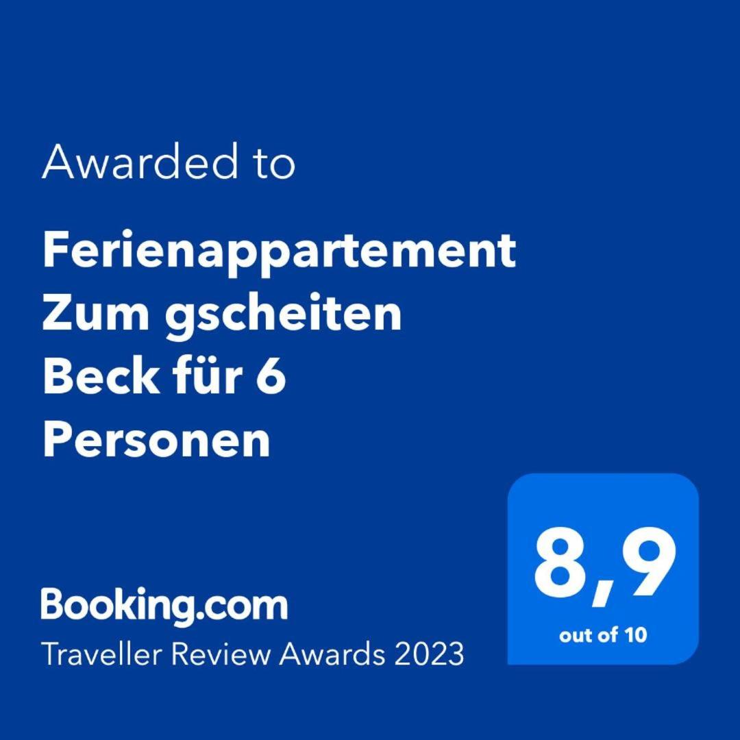 Single Fewo Gscheiter Beck