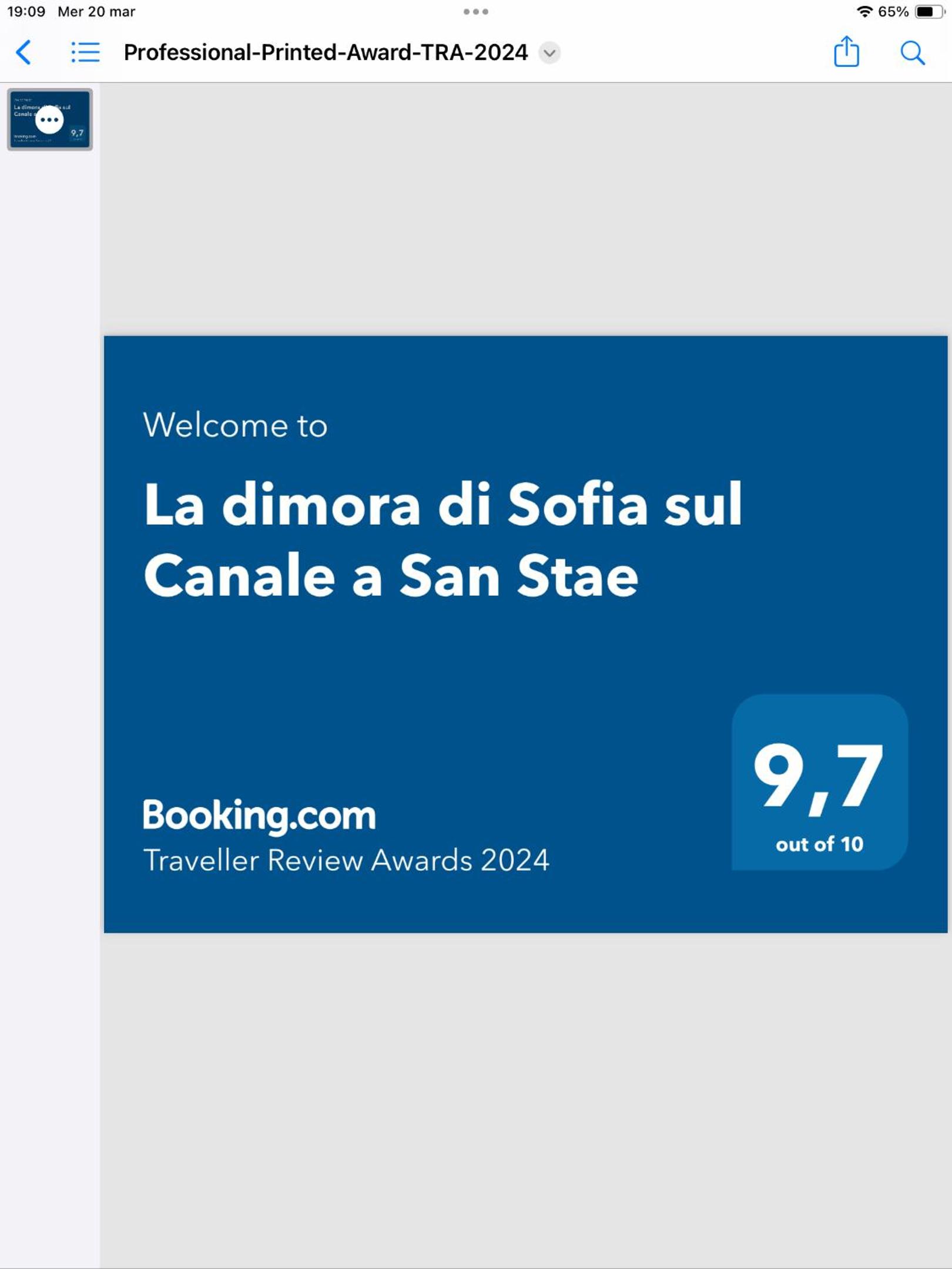 La dimora di Sofia sul Canale a San Stae