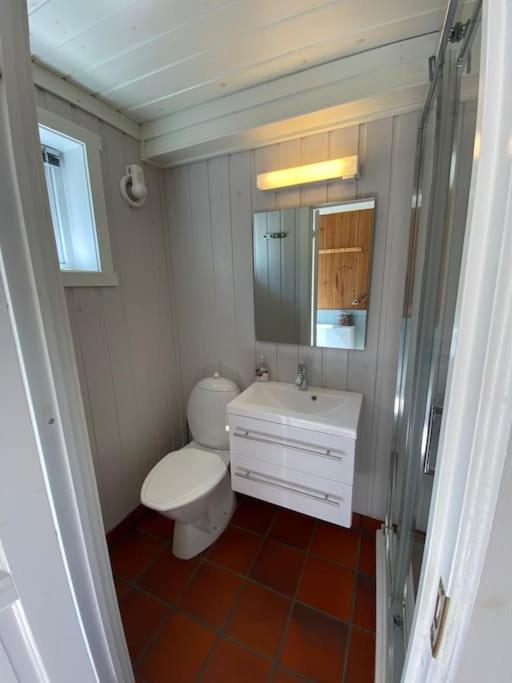 Boathouse apartment with floating sauna