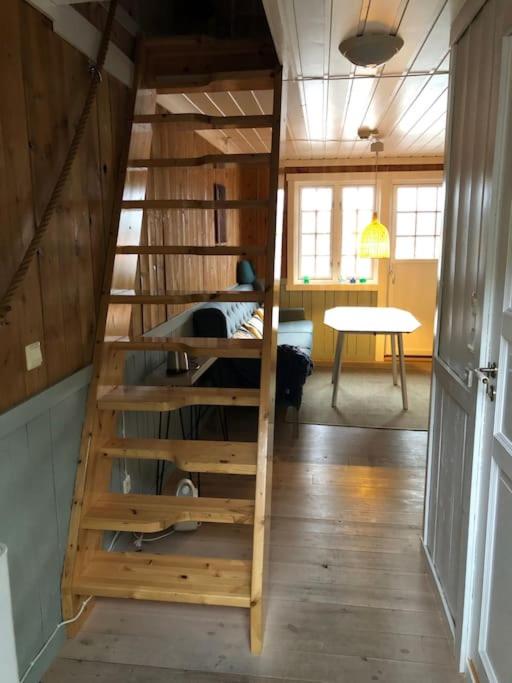 Boathouse apartment with floating sauna
