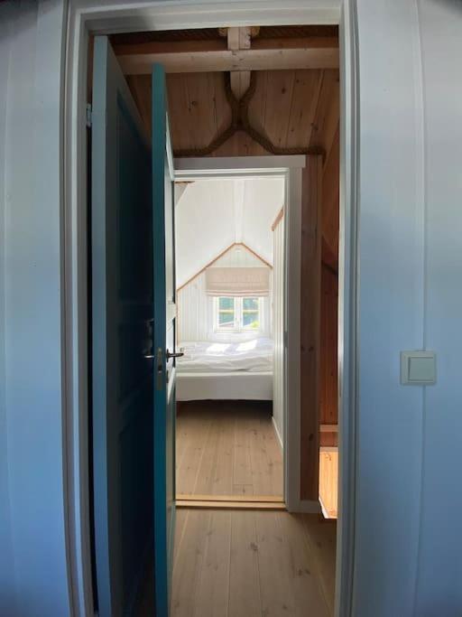 Boathouse apartment with floating sauna