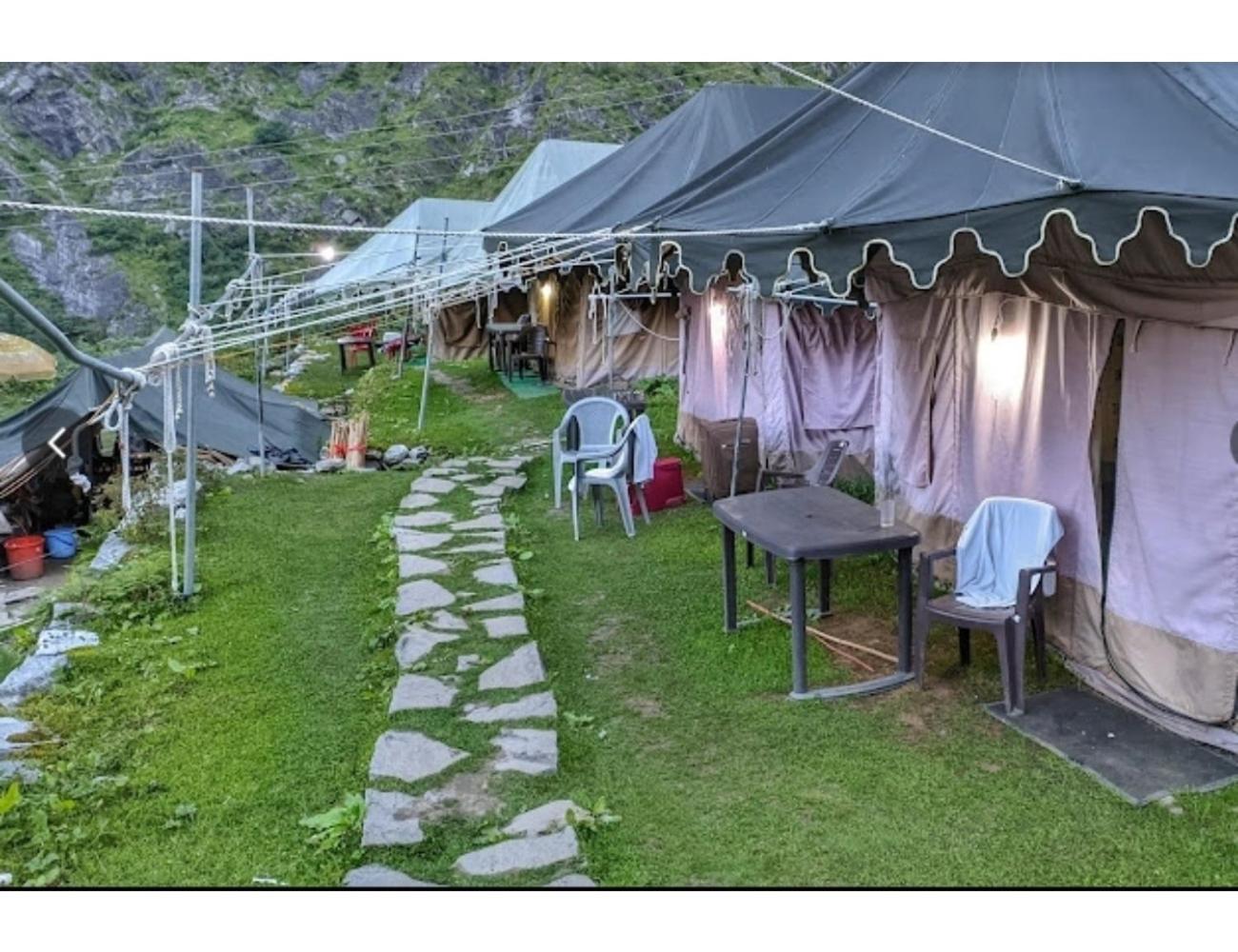 Camp Valley of flowers, Ghangaria