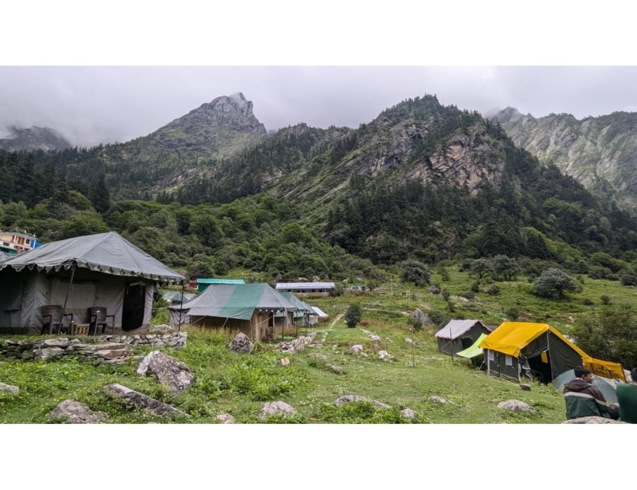 Camp Valley of flowers, Ghangaria