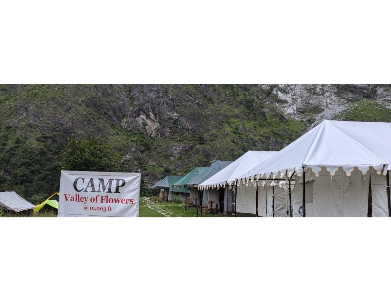 Camp Valley of flowers, Ghangaria