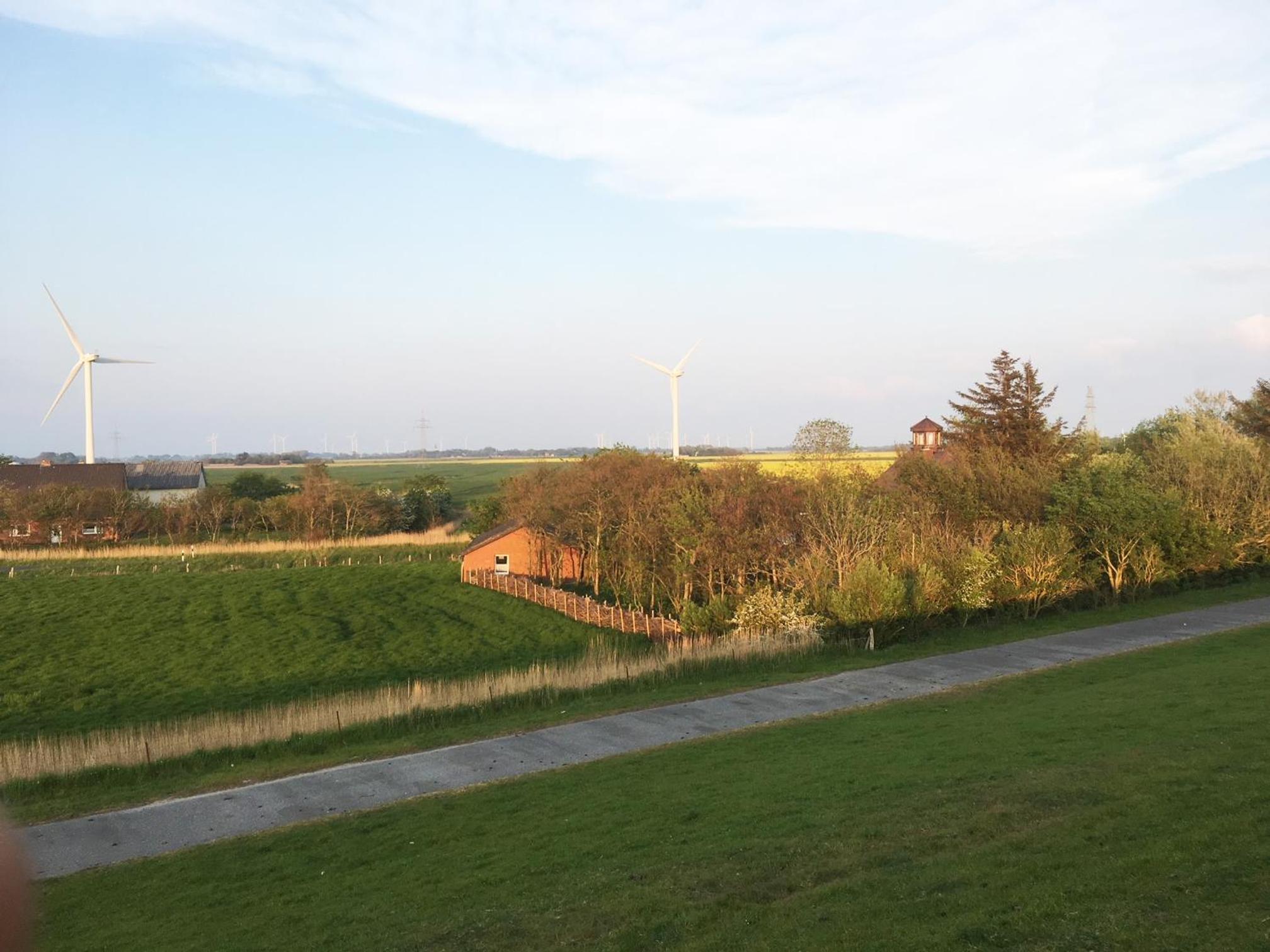 Südfeddersbüll hinterm Nordseedeich