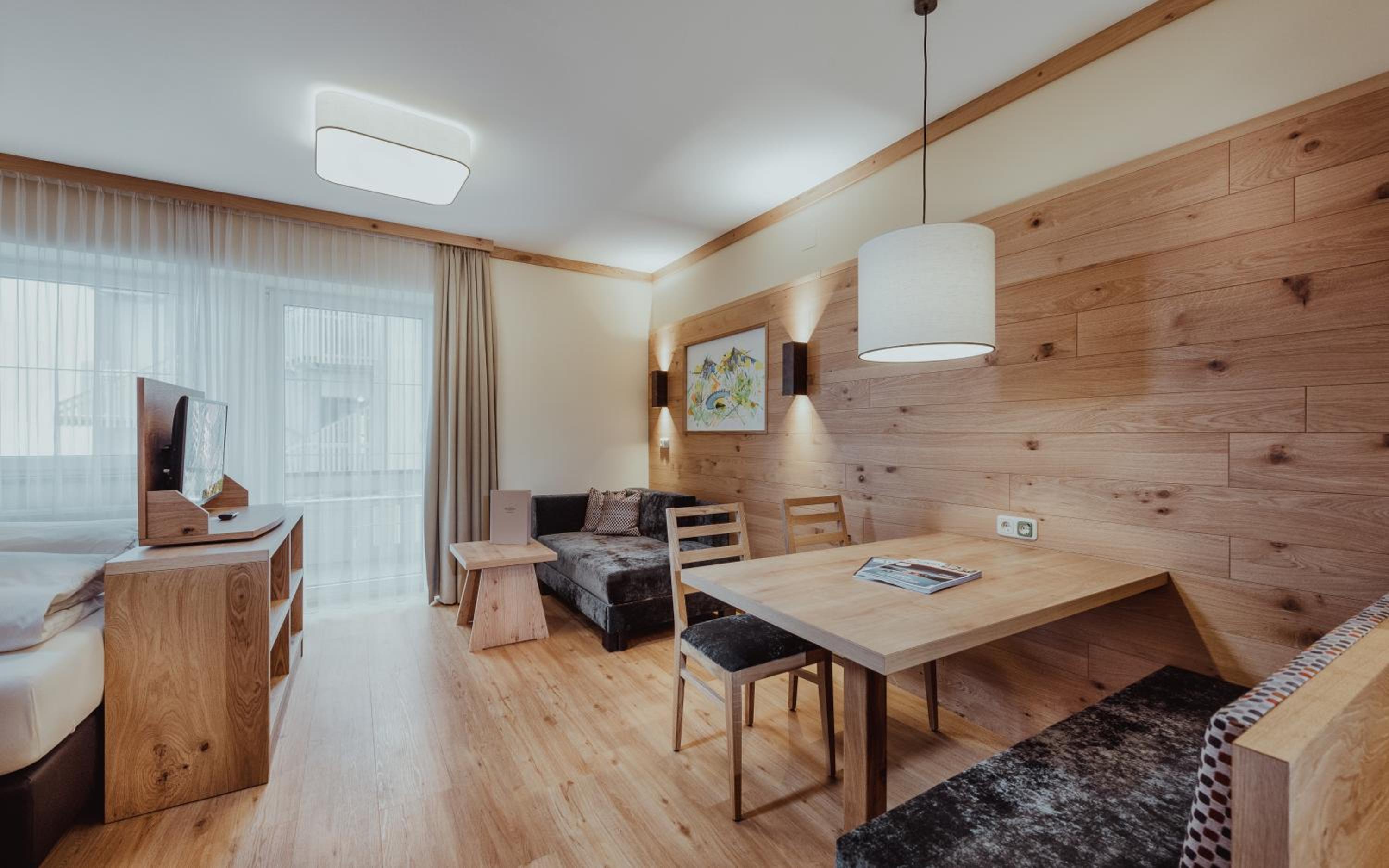 Appartement Hotel Panorama-im Bademantel direkt in die Alpentherme