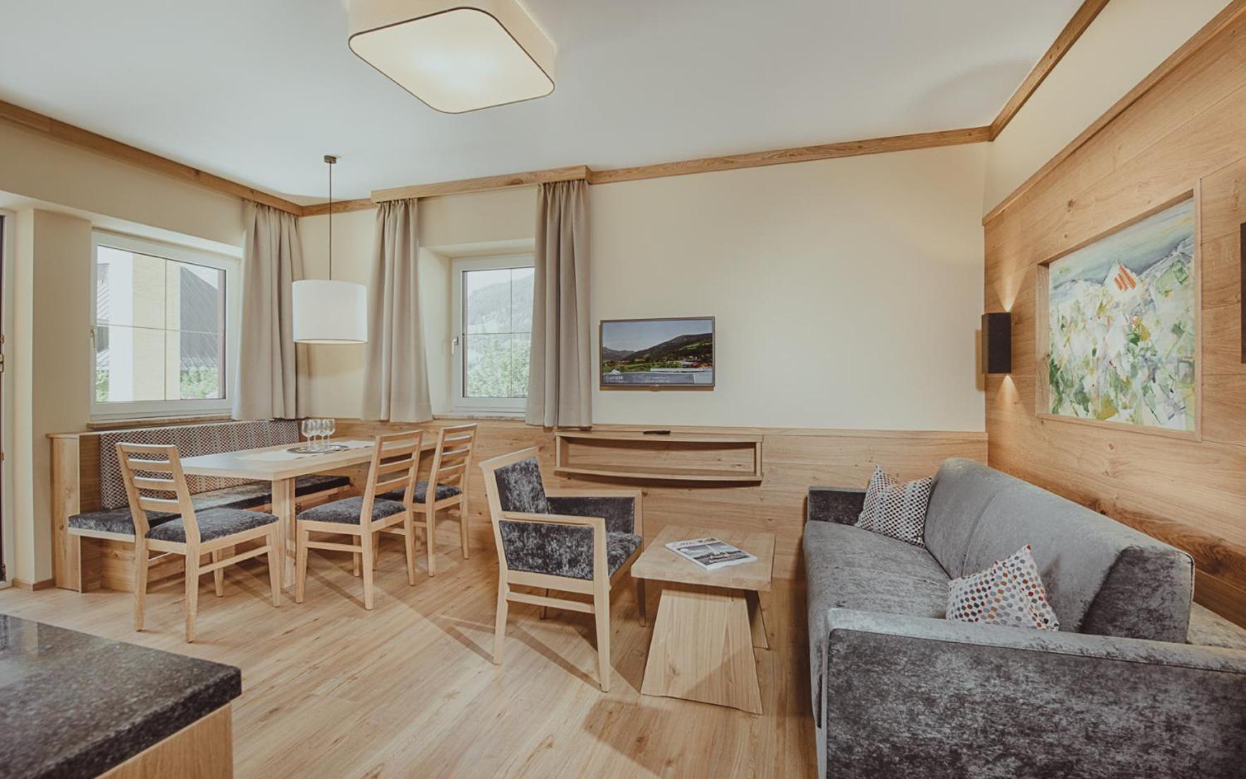 Appartement Hotel Panorama-im Bademantel direkt in die Alpentherme