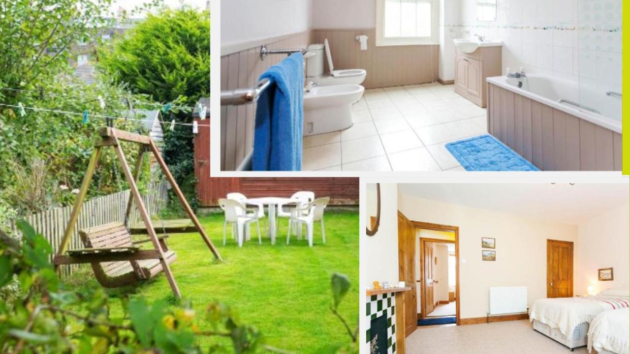 3 bed rooms 2 en-suite - spacious with 90sqm garden - self check in - pet friendly - Central, near beach