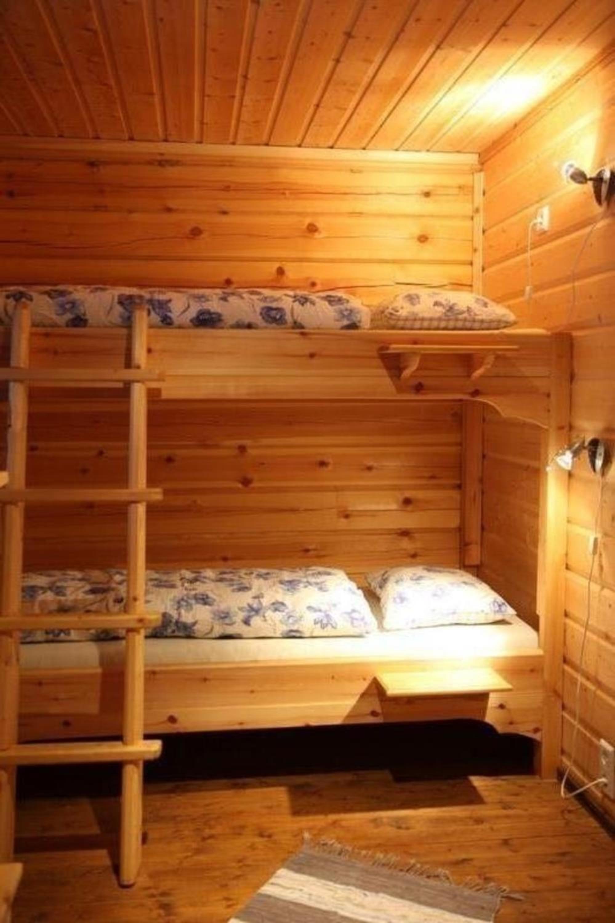 Gemütliches Blockhaus mit Kamin im Oviksfjäll