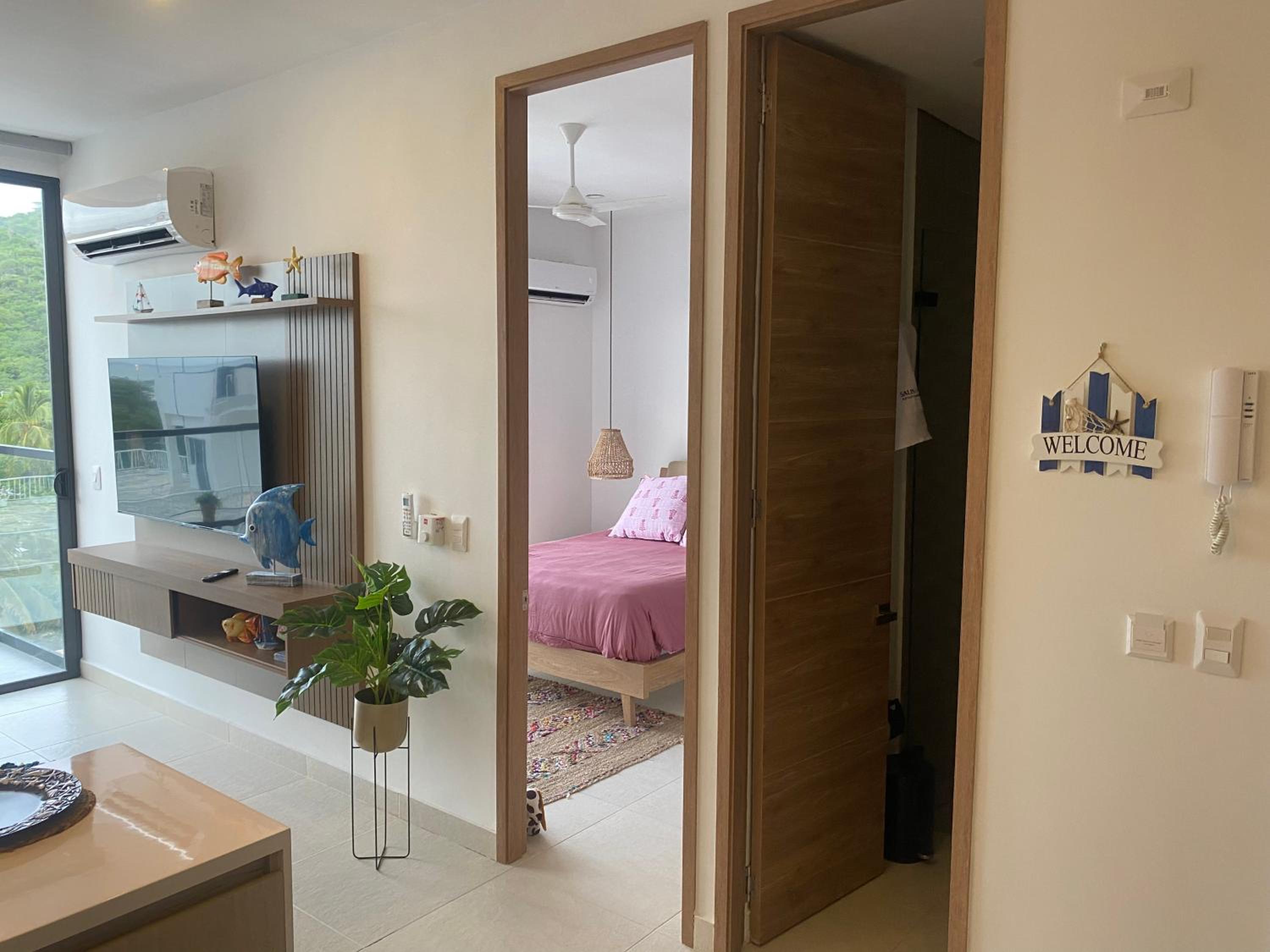 Excepcional-ApartaSuite-vista al Mar-2 camas-2 baños