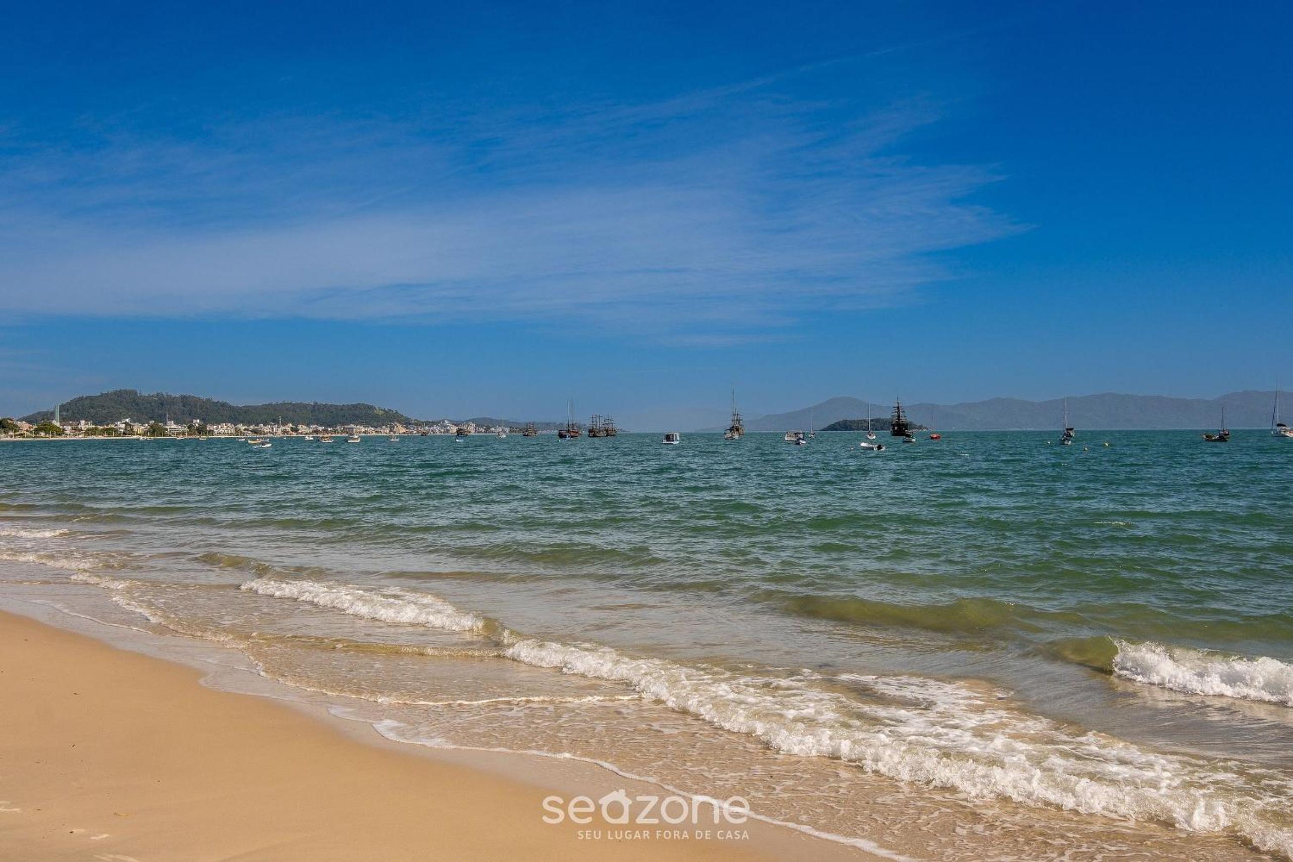 Encantador apto beira-mar Floripa RPB037