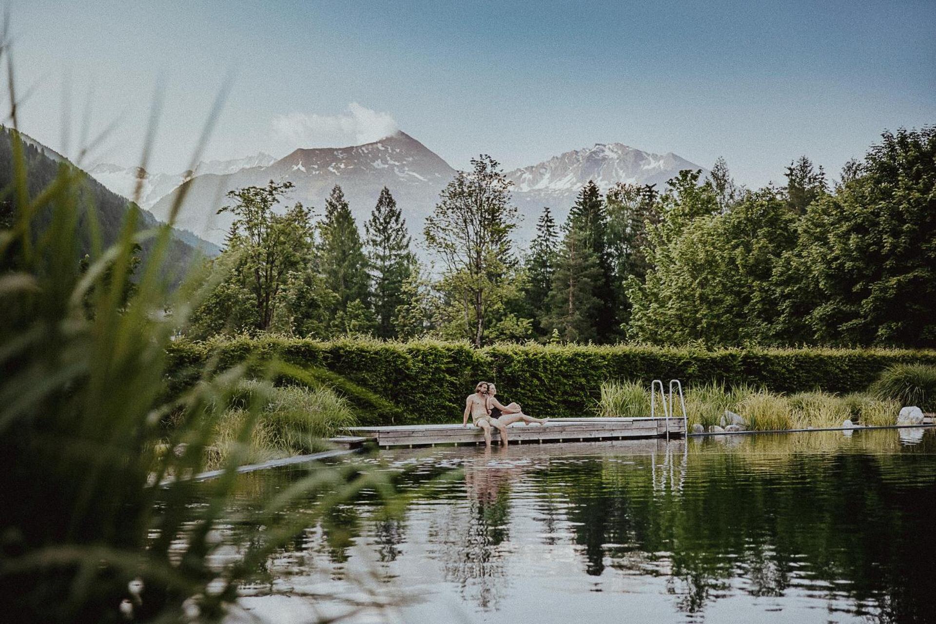 Appartement Hotel Panorama-im Bademantel direkt in die Alpentherme
