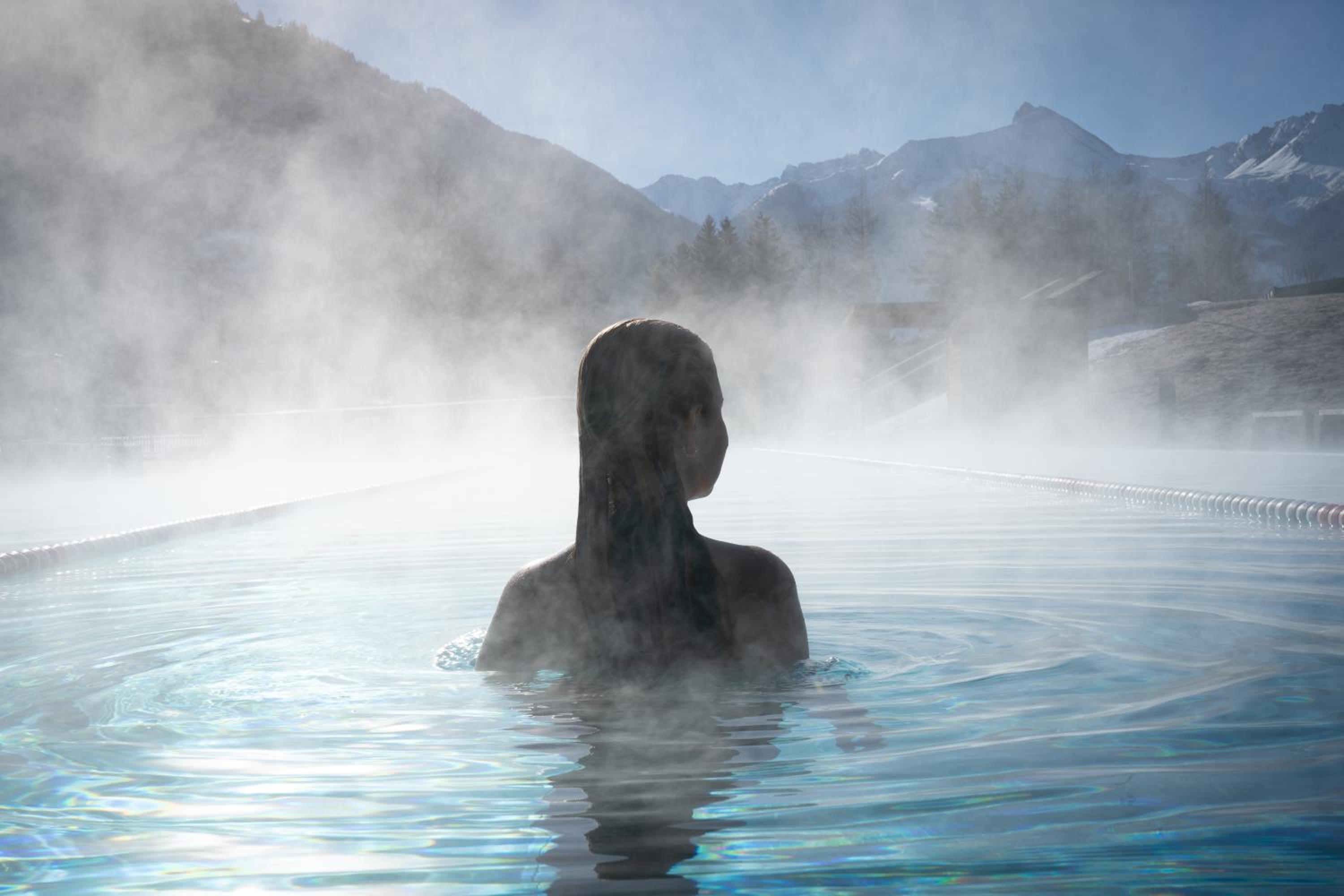 Appartement Hotel Panorama-im Bademantel direkt in die Alpentherme
