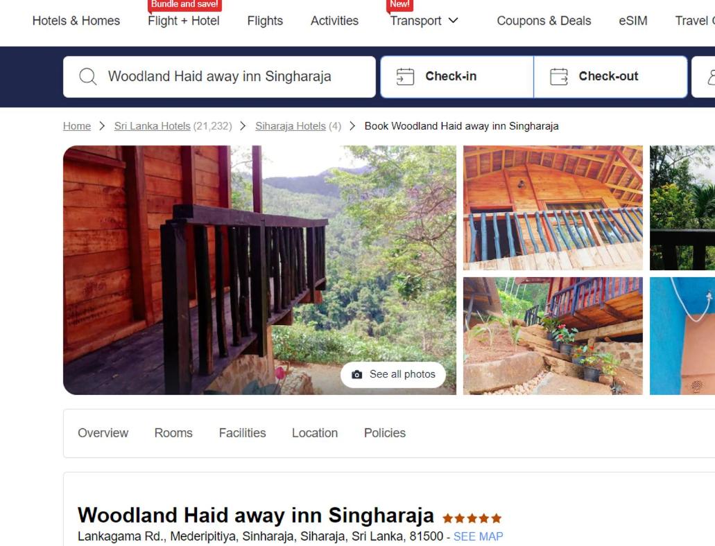 Woodland Hideaway in Sinharaja