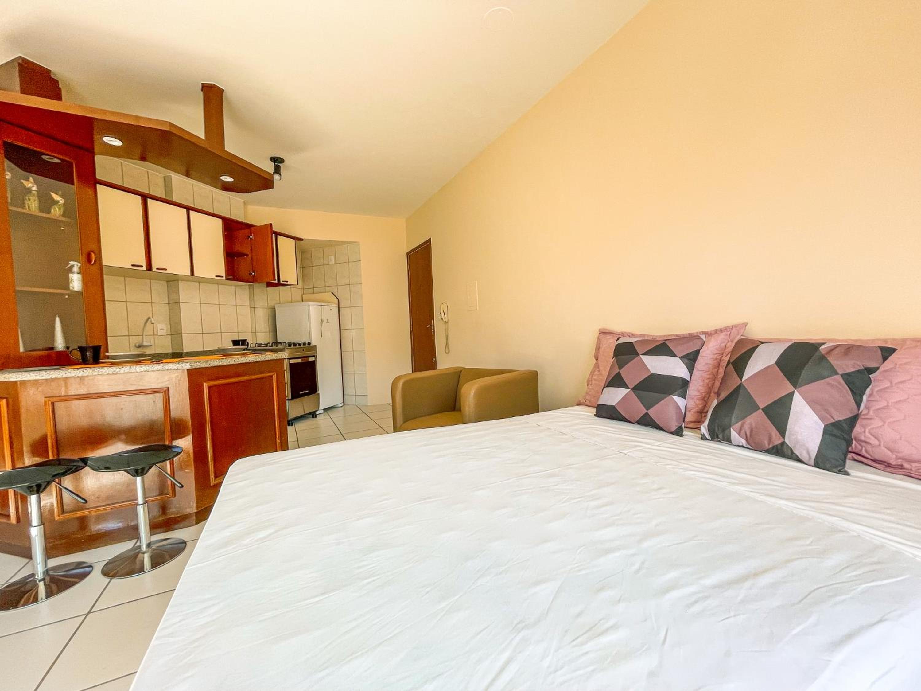 Studio no Centro: Piscina, Academia e Garagem N209