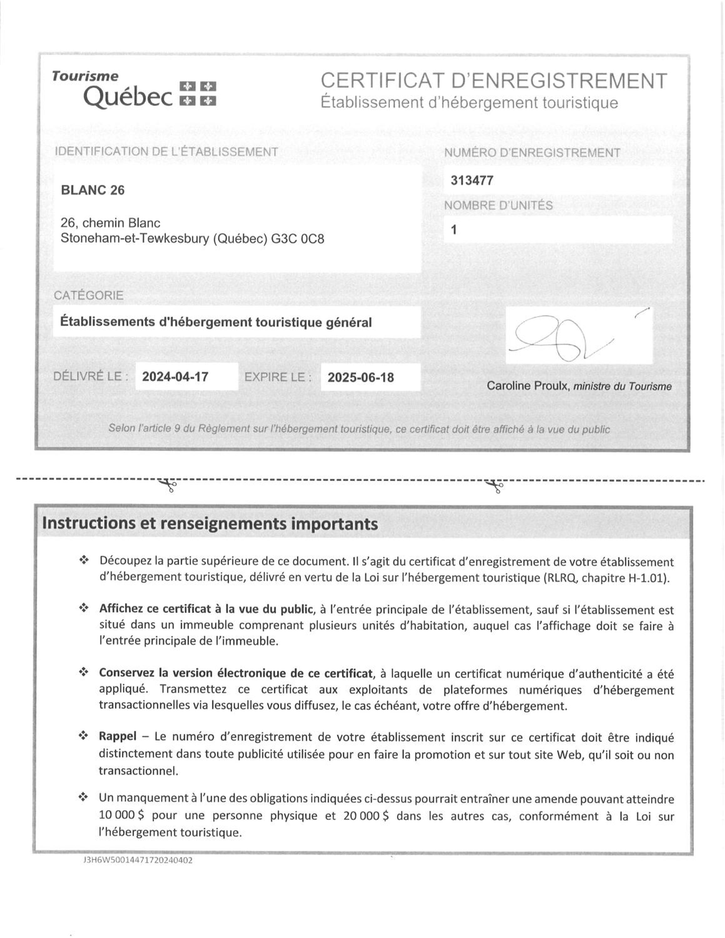 26 Chemin Blanc