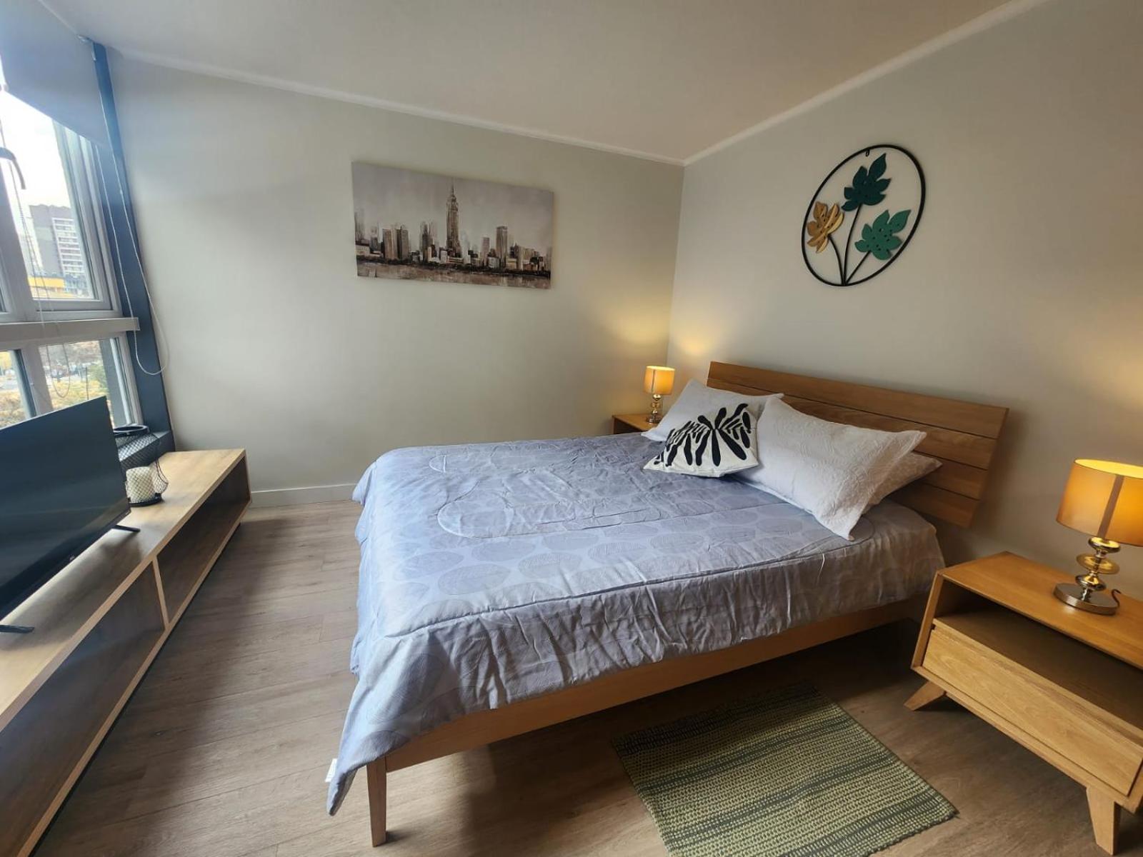 HOM I Acogedor y Luminoso Depto Studio en Nunoa