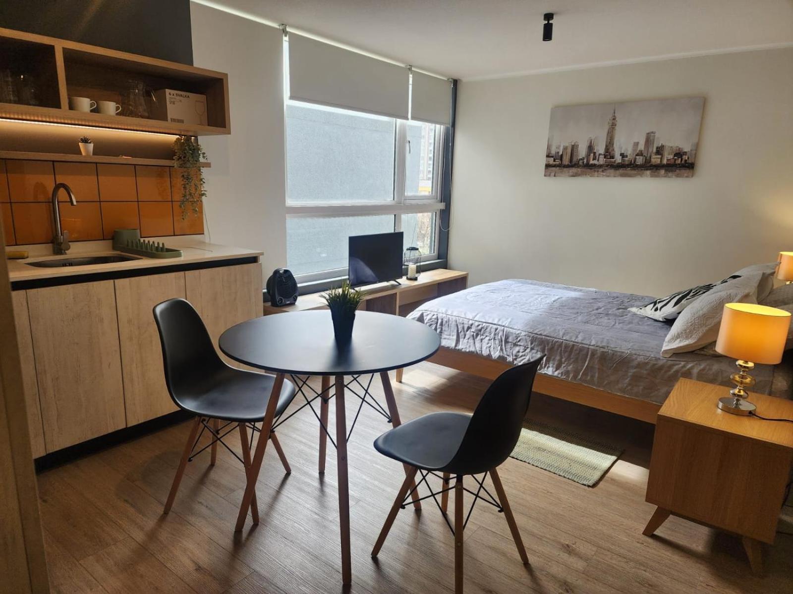 HOM I Acogedor y Luminoso Depto Studio en Nunoa