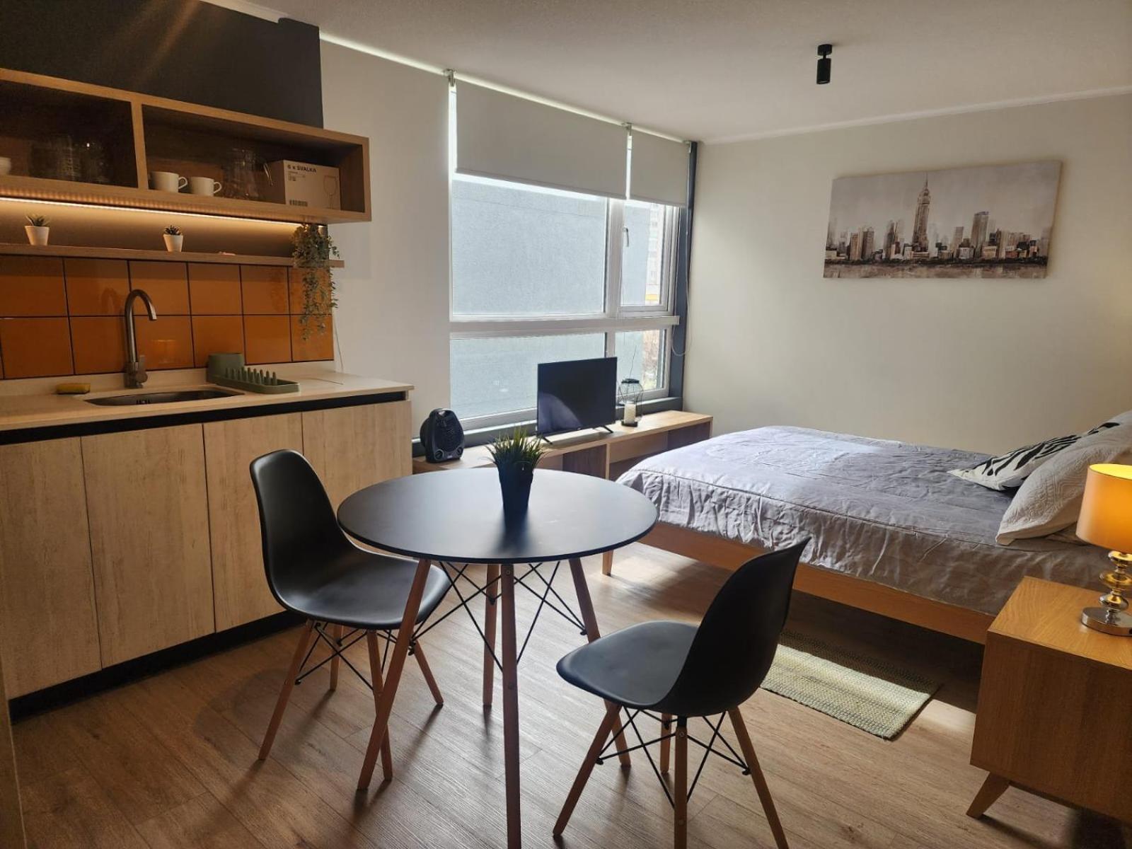 HOM I Acogedor y Luminoso Depto Studio en Nunoa