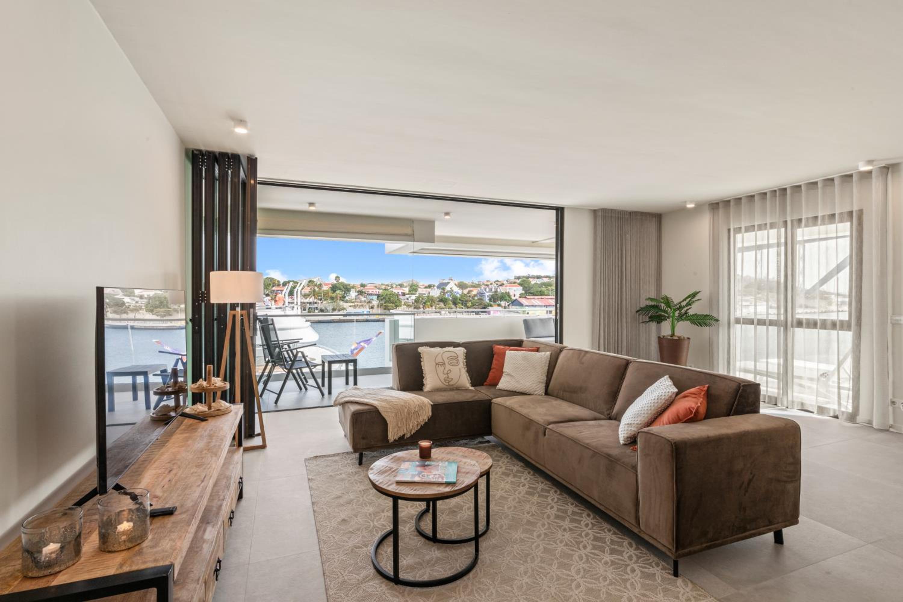 The Wharf apartments, downtown Willemstad