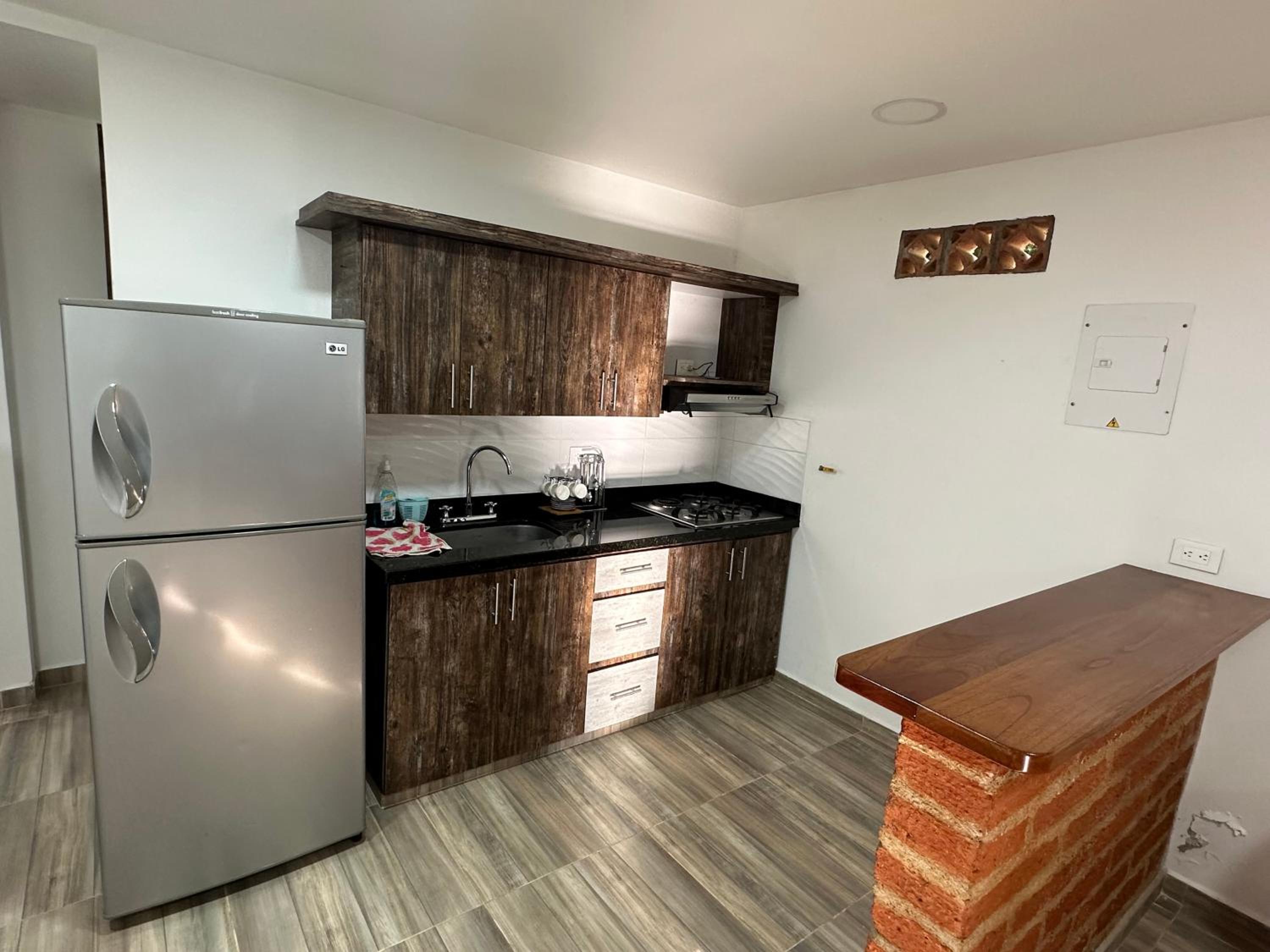 Apartamento cerca a charco corazón
