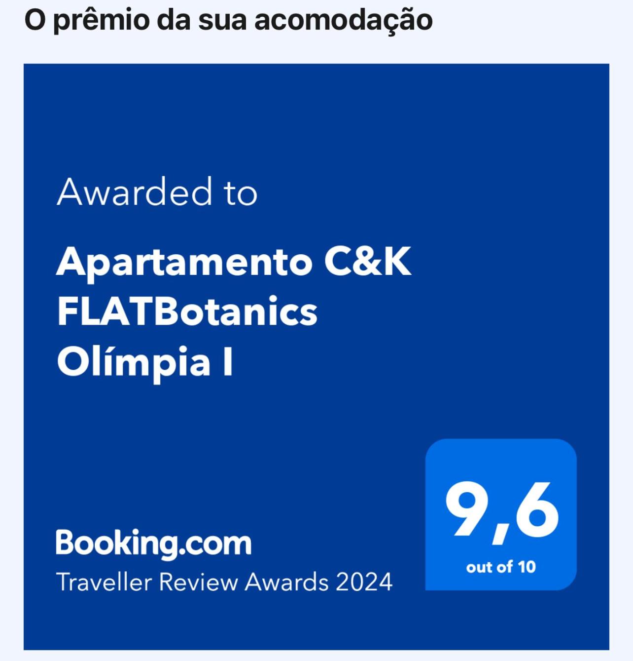 Apartamento C&K FLATBotanics OLÍMPIA III