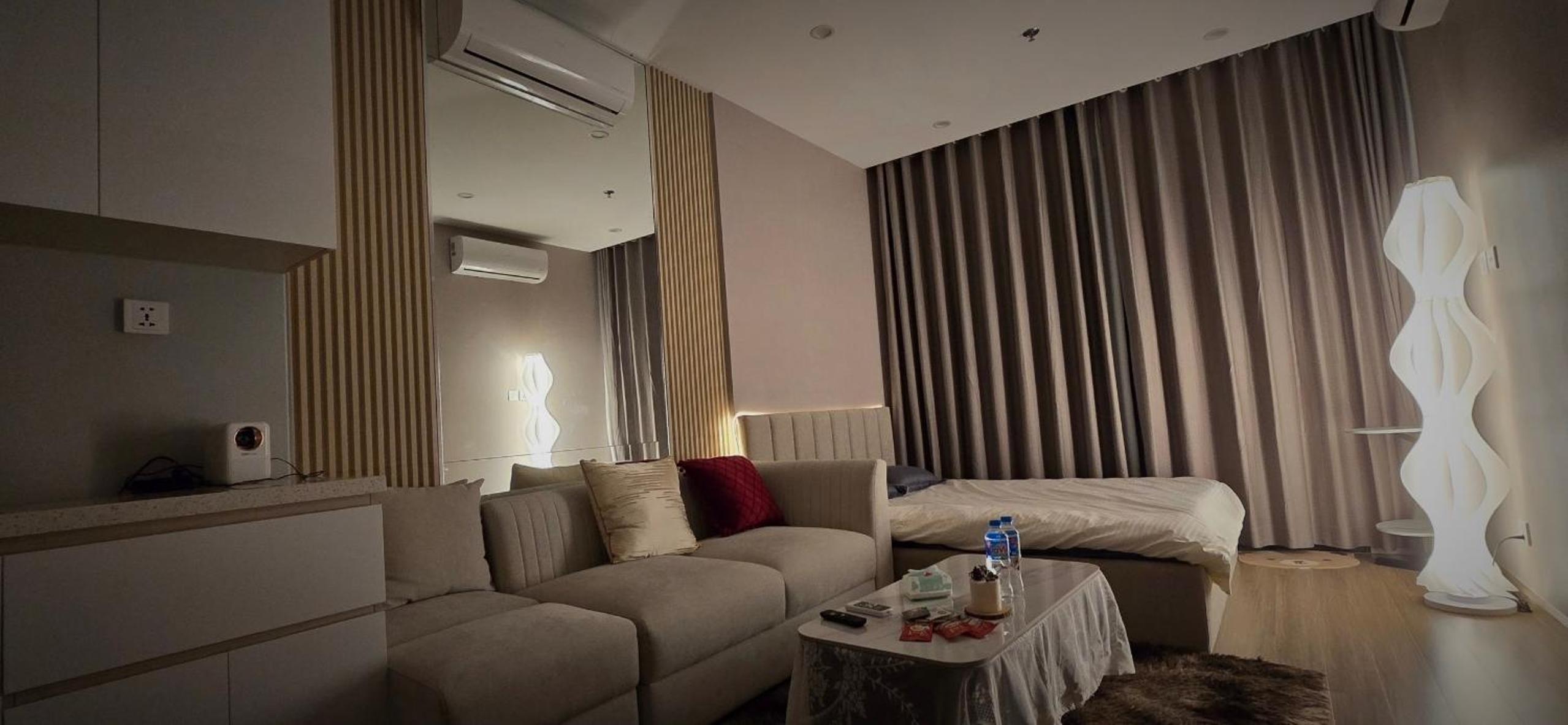 Căn hộ Studio tại Vinsmart có Máy chiếu