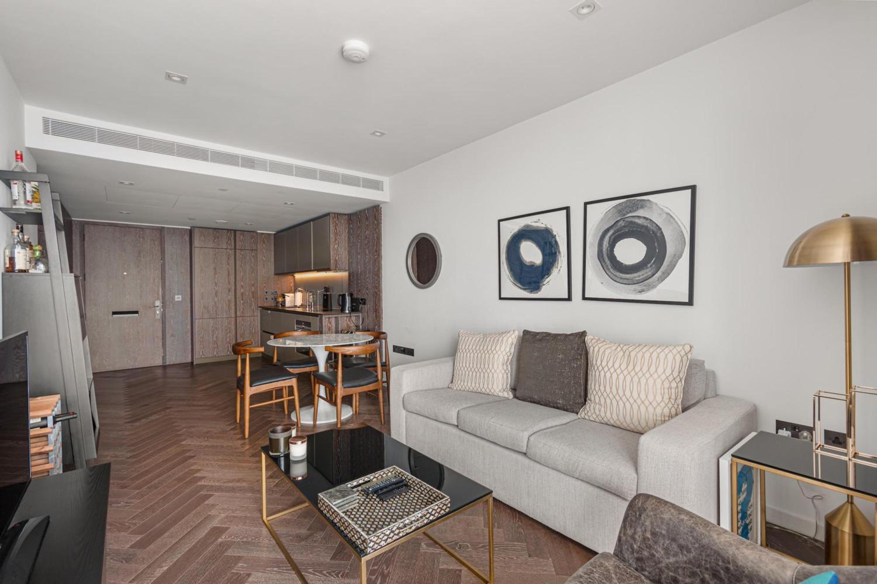 Battersea Power station flat with River views