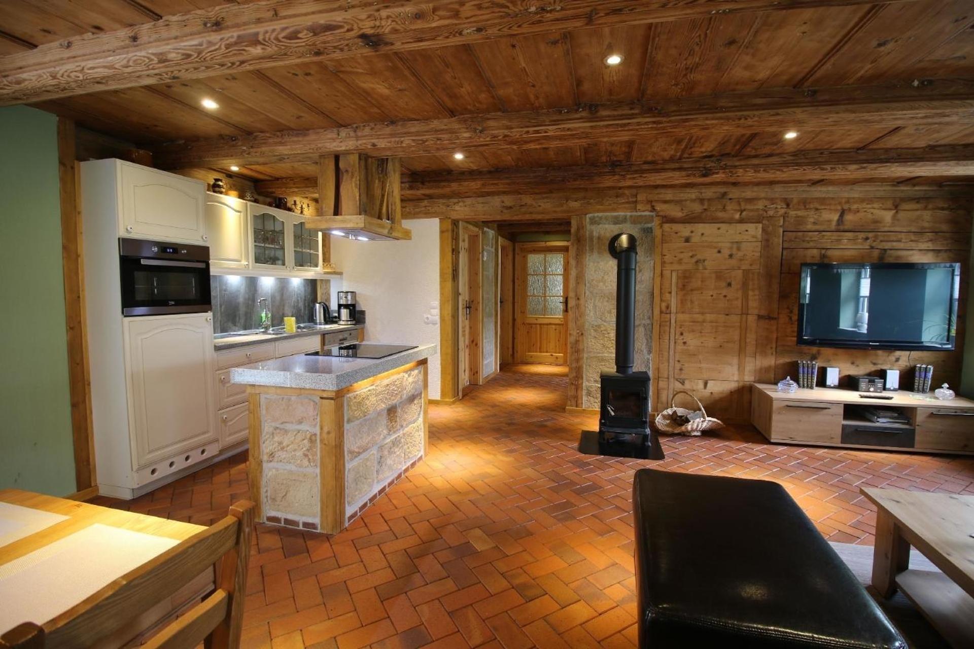 Ferienwohnung in Kurort Jonsdorf mit Terrasse, Grill und Garten