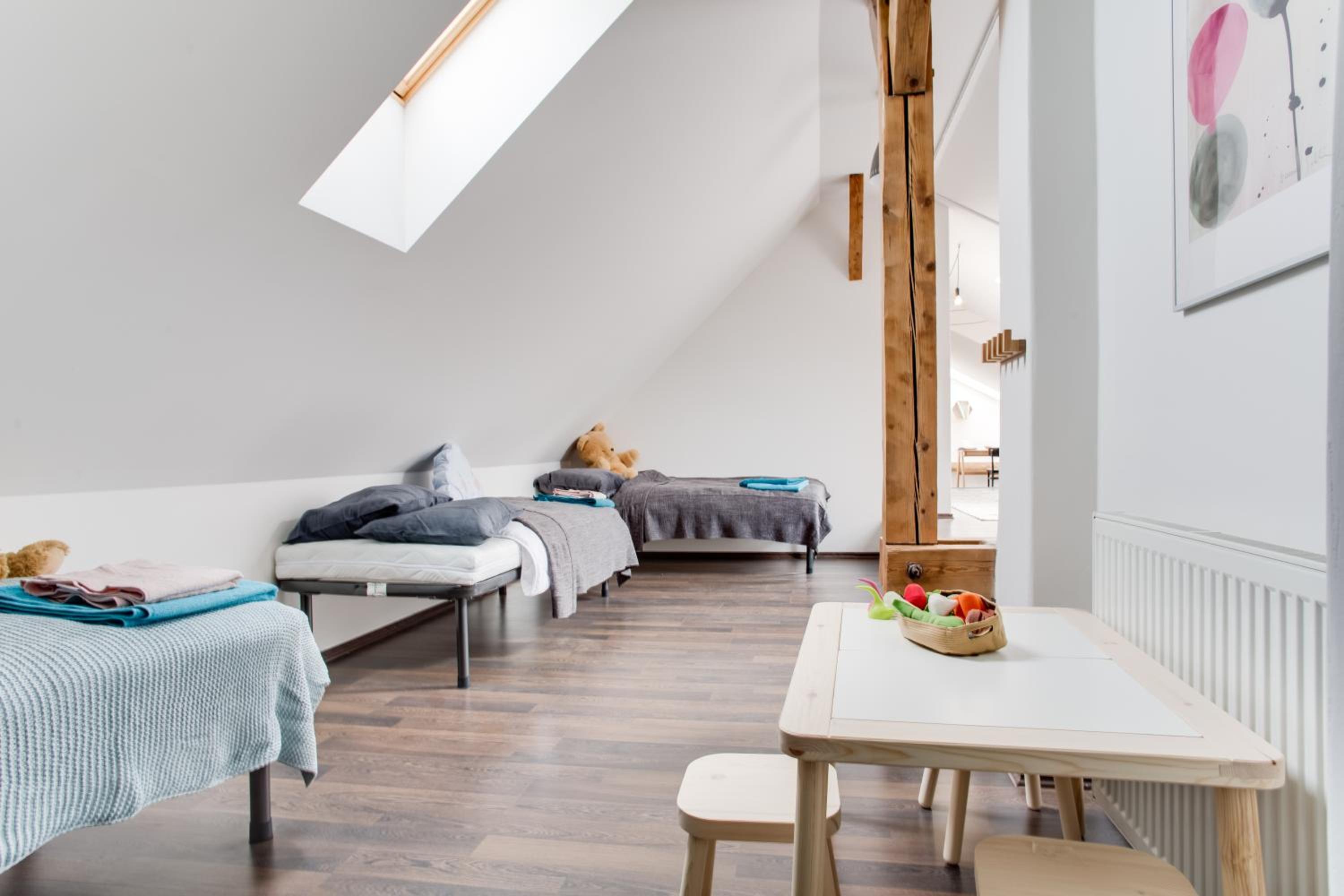 Ultimate Prague 1 experience - Duplex, Roof Top Terrace, Prague Castle View, free parking over weekends, AC!