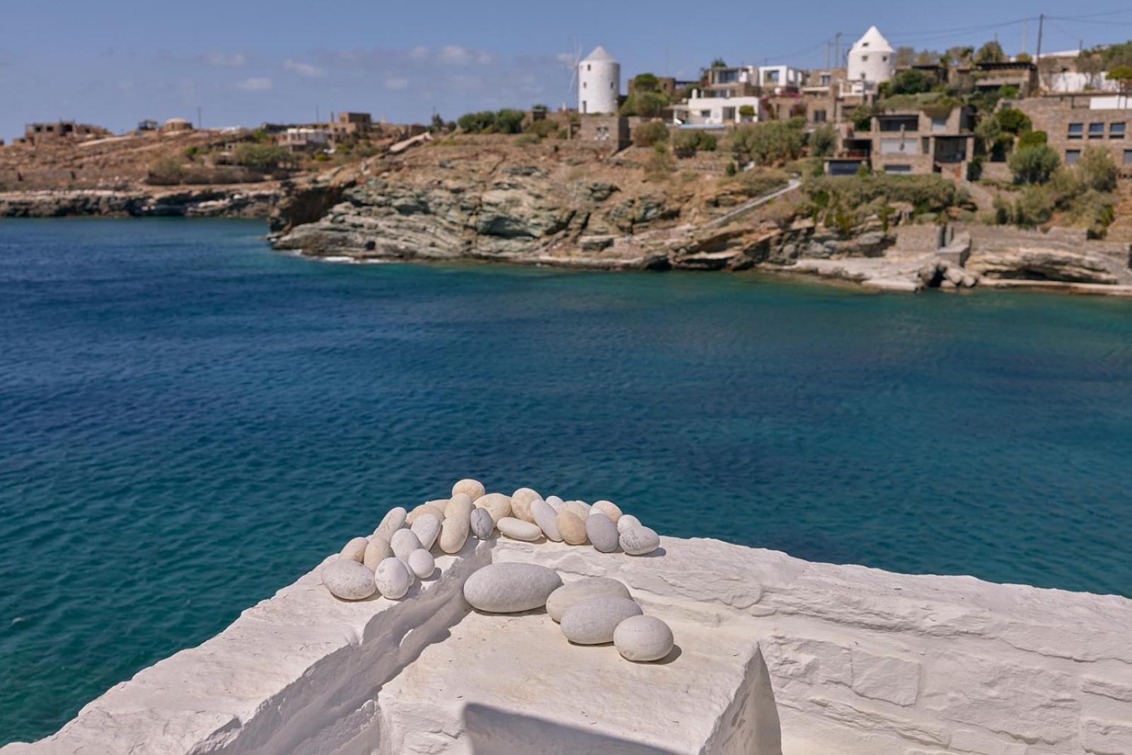 Seafront villa with private dock on the sea