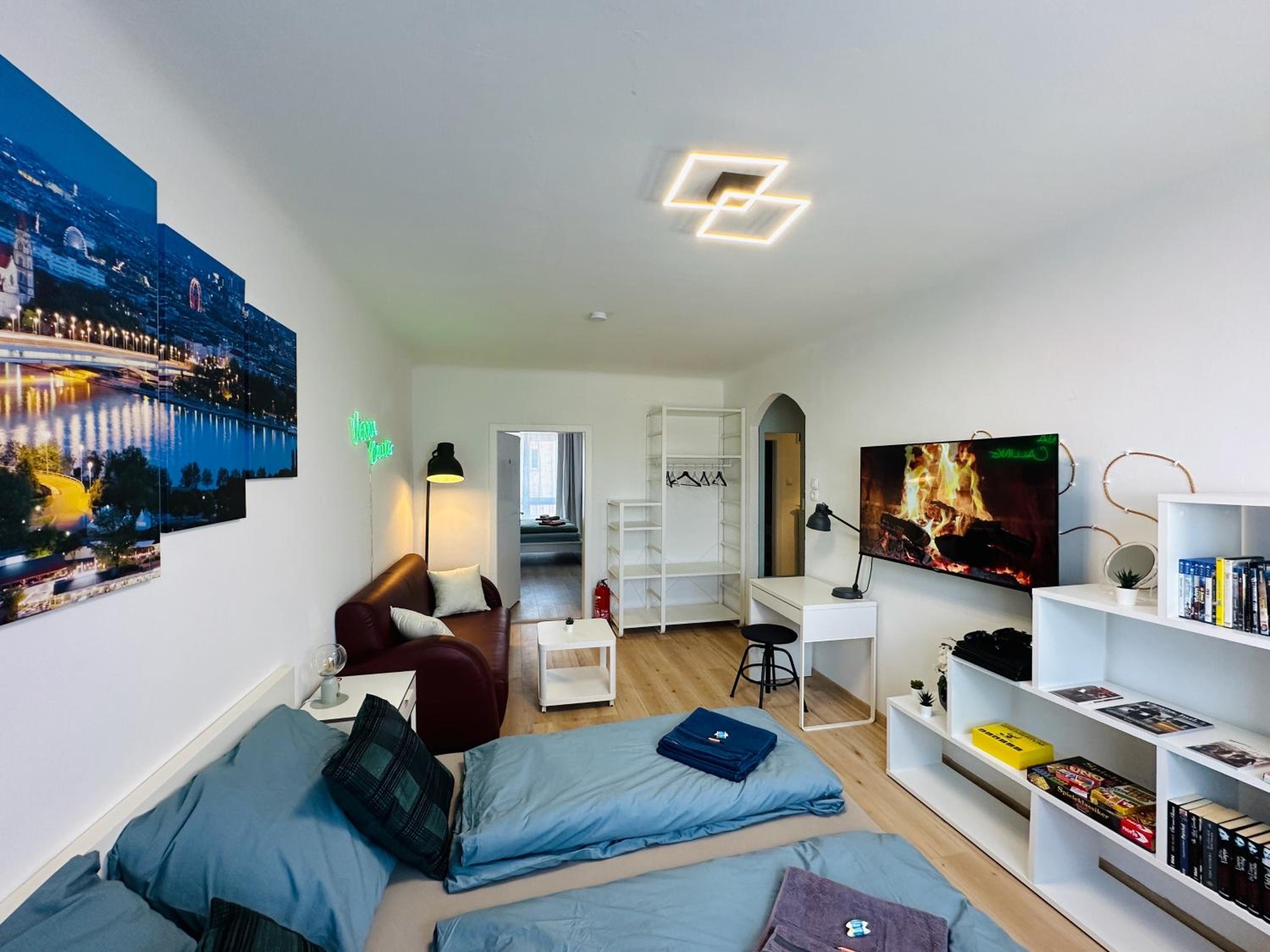 Nahe Zentrum-2 Doppelbetten-TV, Netflix, Disney
