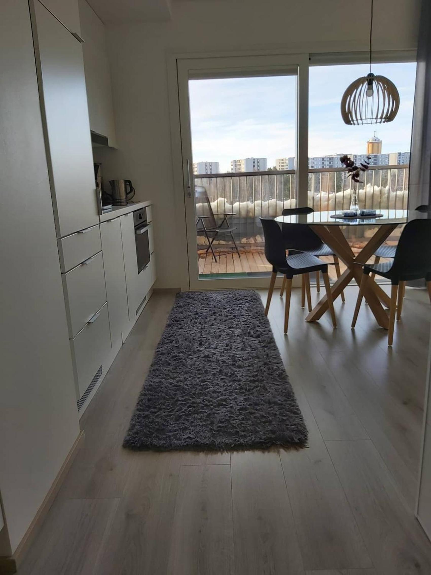 Top floor apartment rooftop