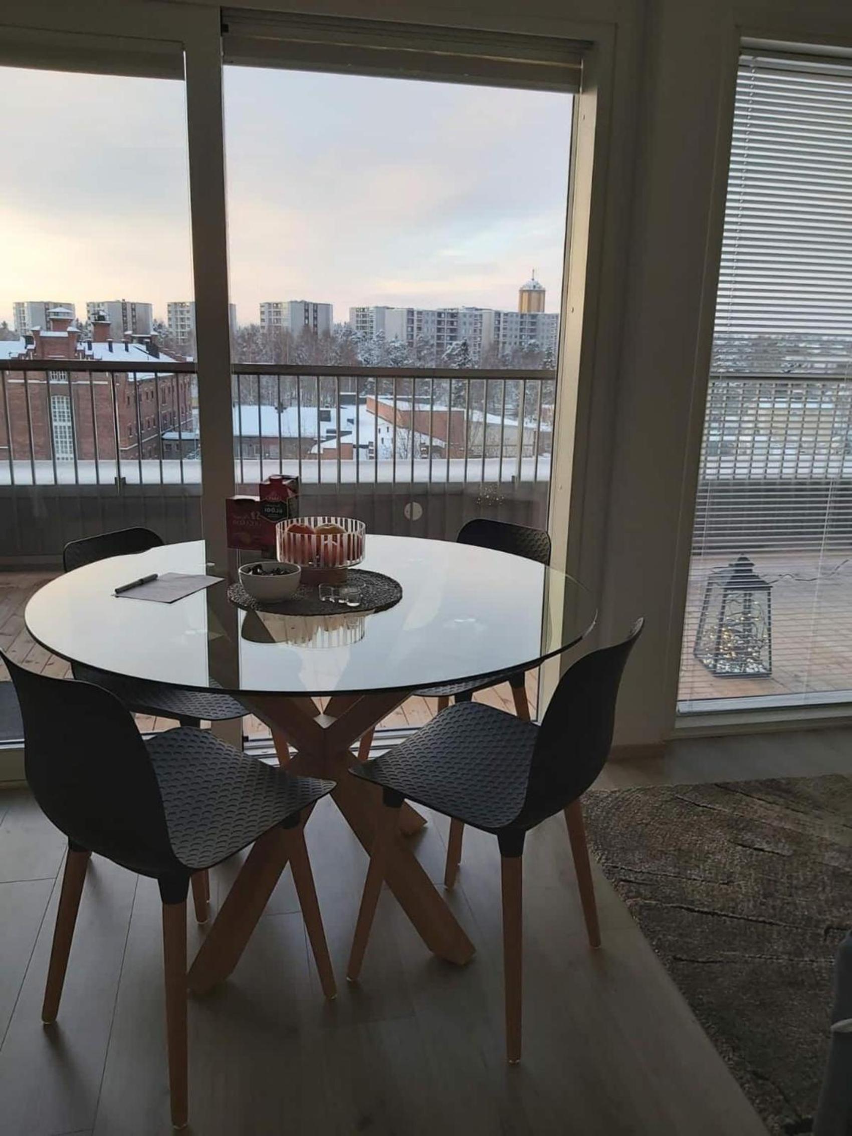 Top floor apartment rooftop