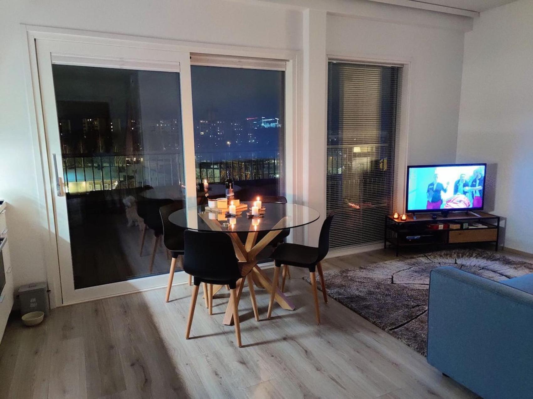 Top floor apartment rooftop