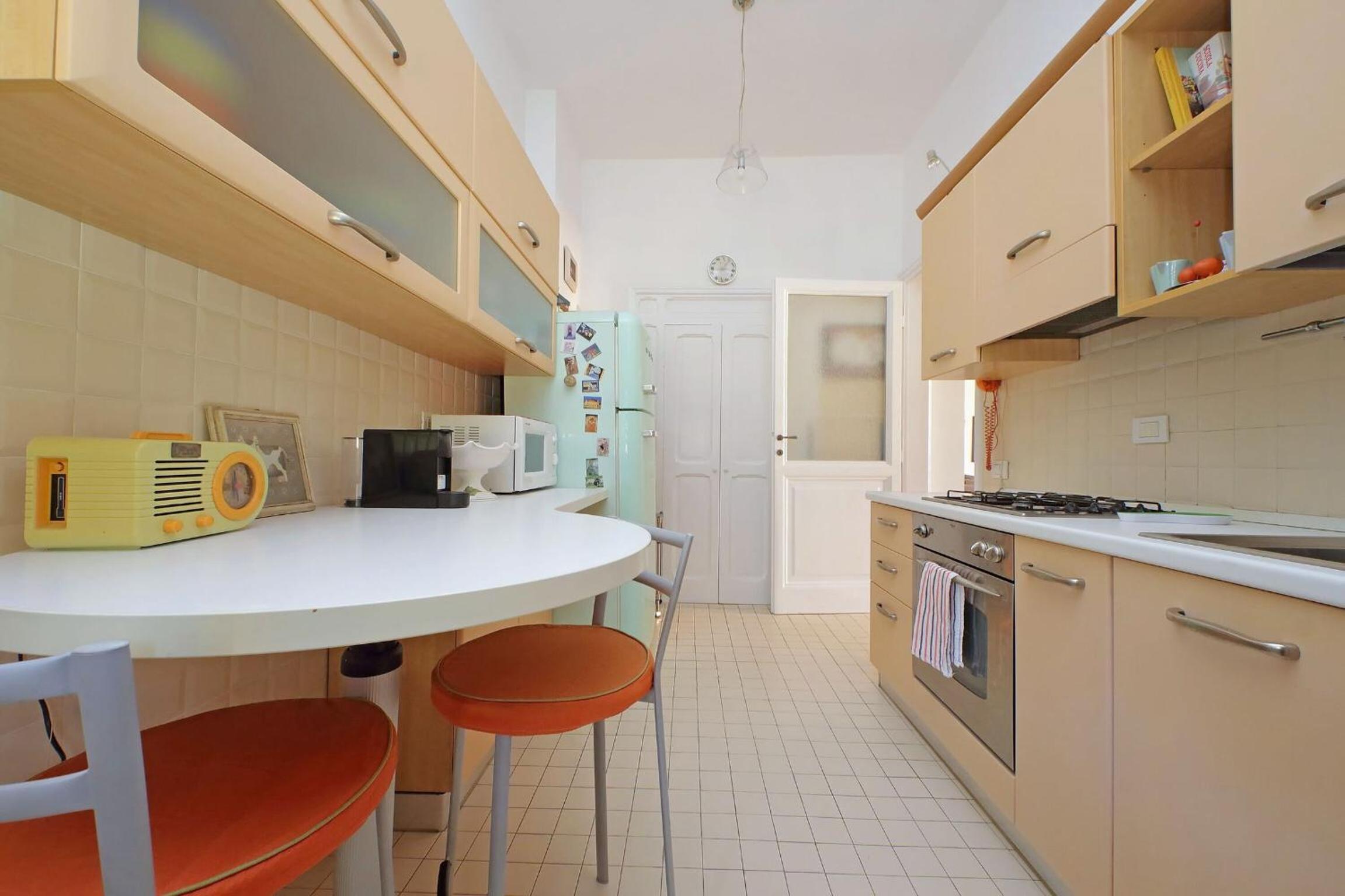 Parioli, Bright And Quiet 2BR Apartment By Halldis